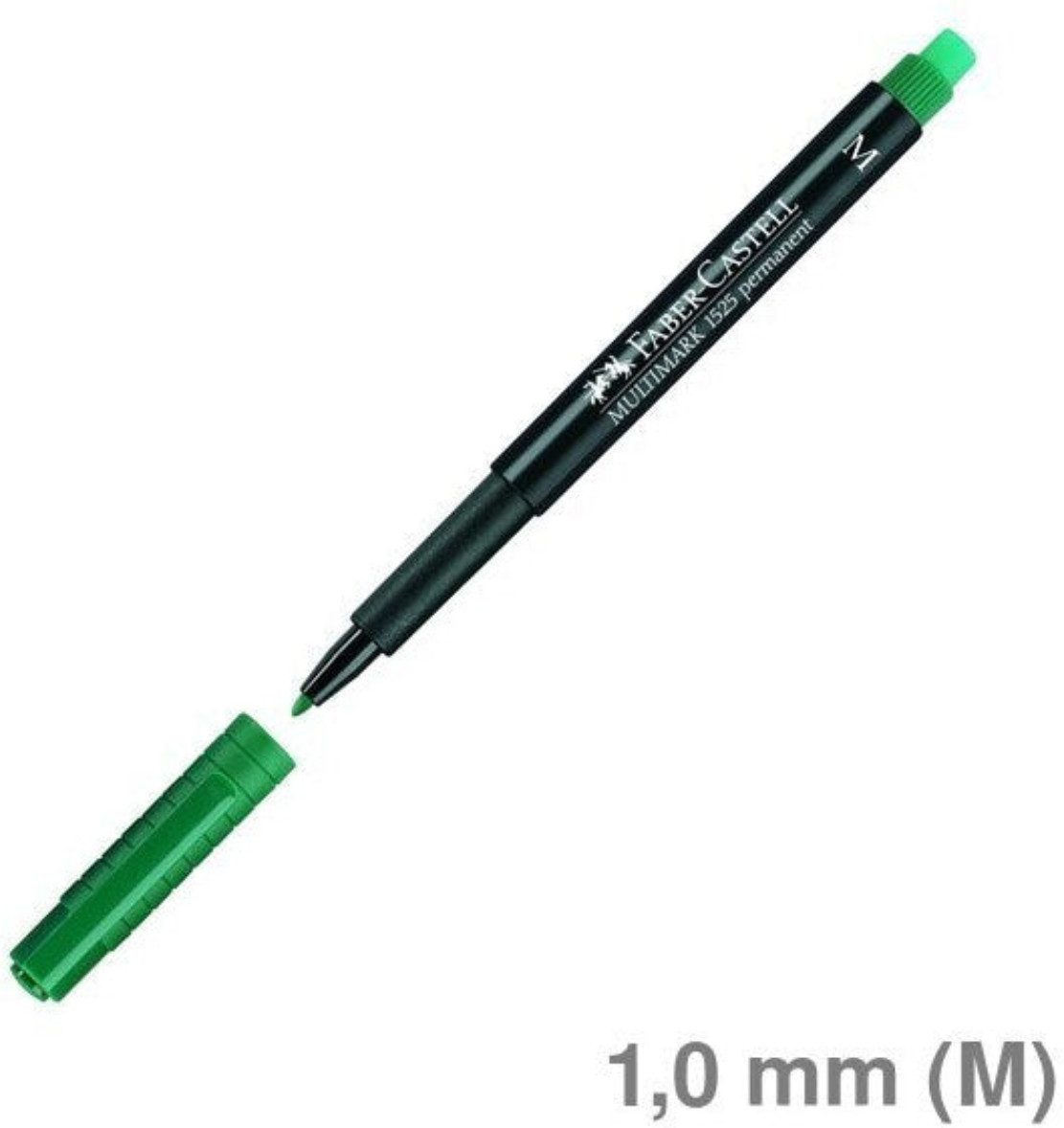 Faber-Castell Marker Faber-Castell MULTIMARK Permanent-Marker M – Grün