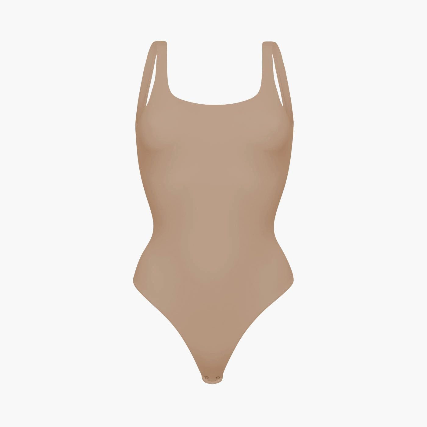 cfab (creamy fabrics) Miederbody Low Back - Body-Beige-S (1-tlg) Figurformend