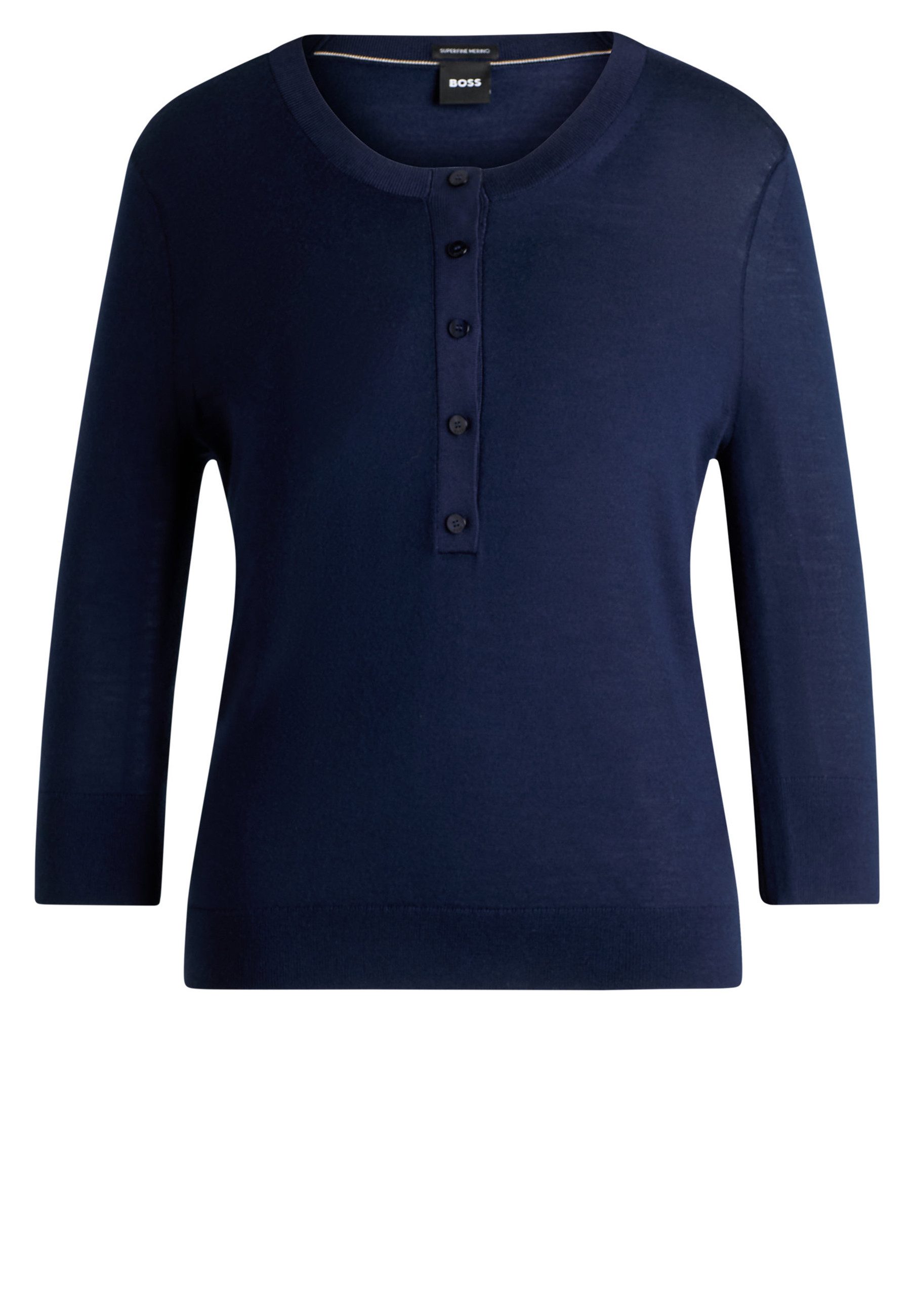 BOSS Strickpullover Fiblure (1-tlg)