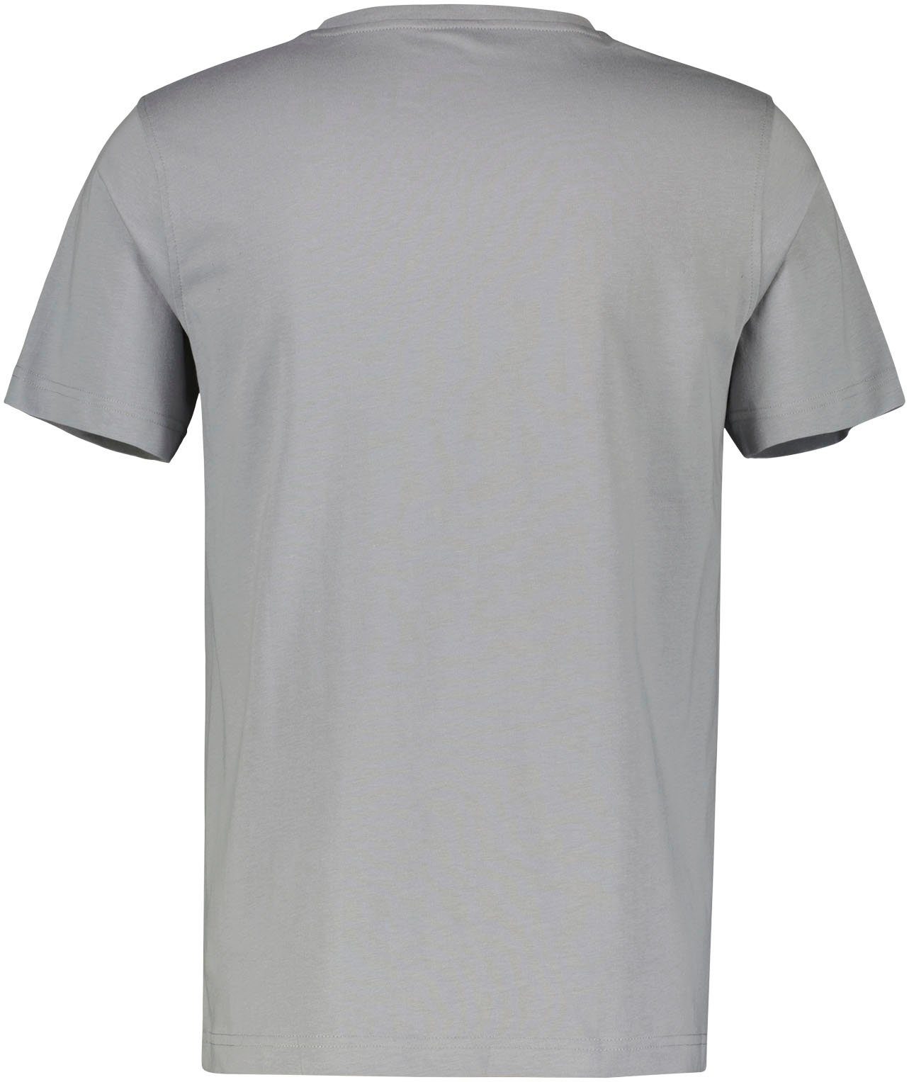 platinum LERROS T-Shirt im Basic-Look grey