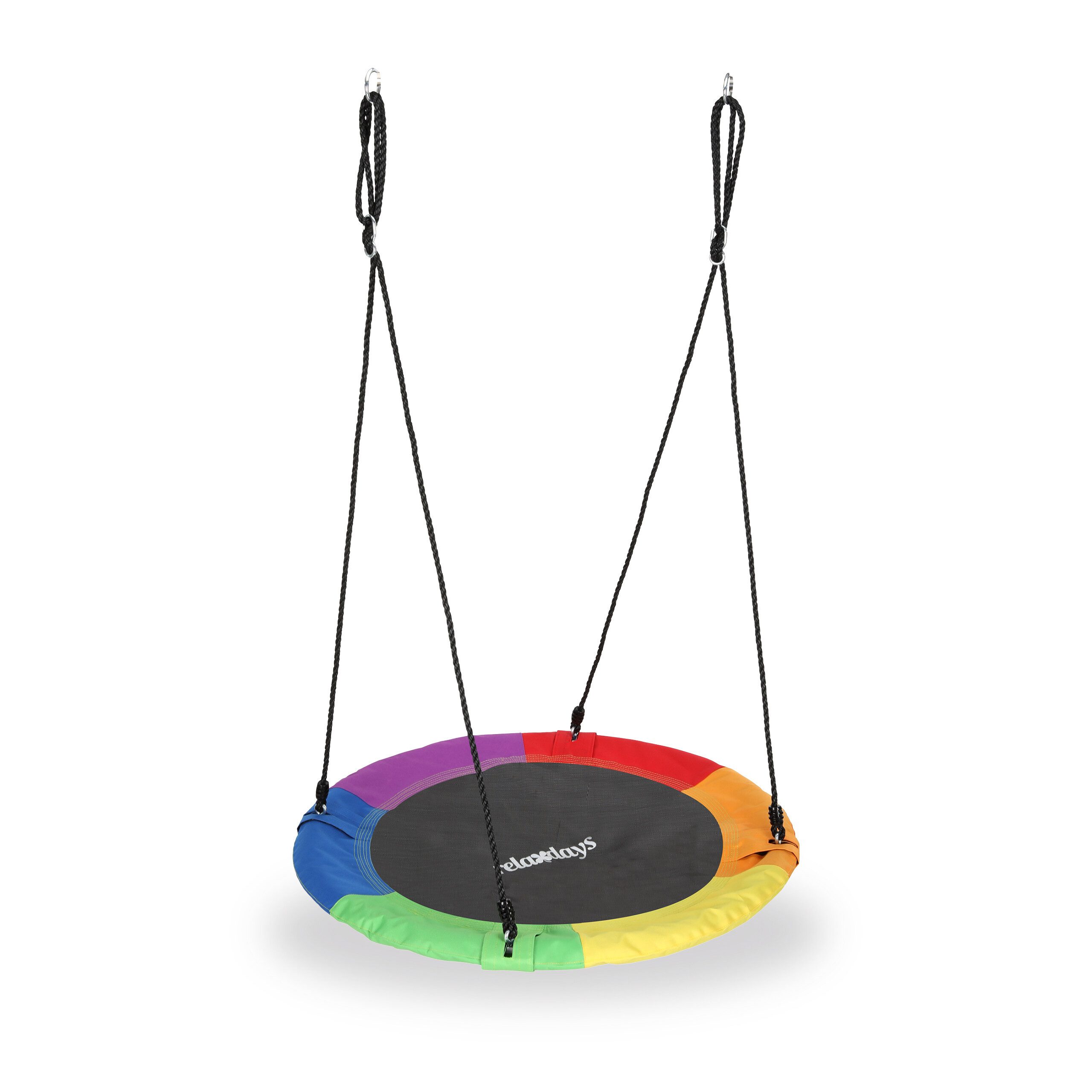 relaxdays Nestschaukel 110 cm, (1-tlg), Bunt