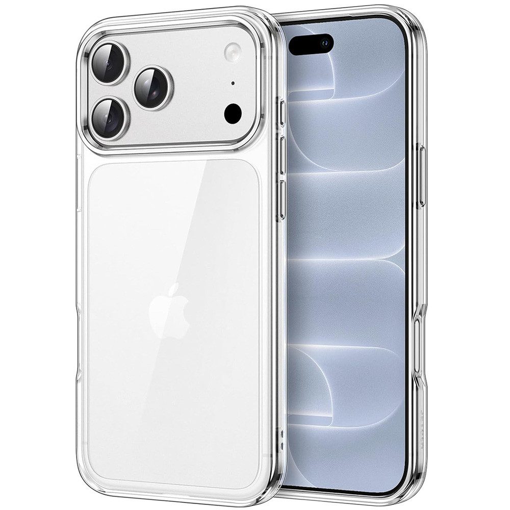 FITSU Handyhülle Transparente Schutzhülle für iPhone 18 pro 6,3 Zoll, Durchsichtige Hülle für iPhone 18 Pro Hybrid Case Cover
