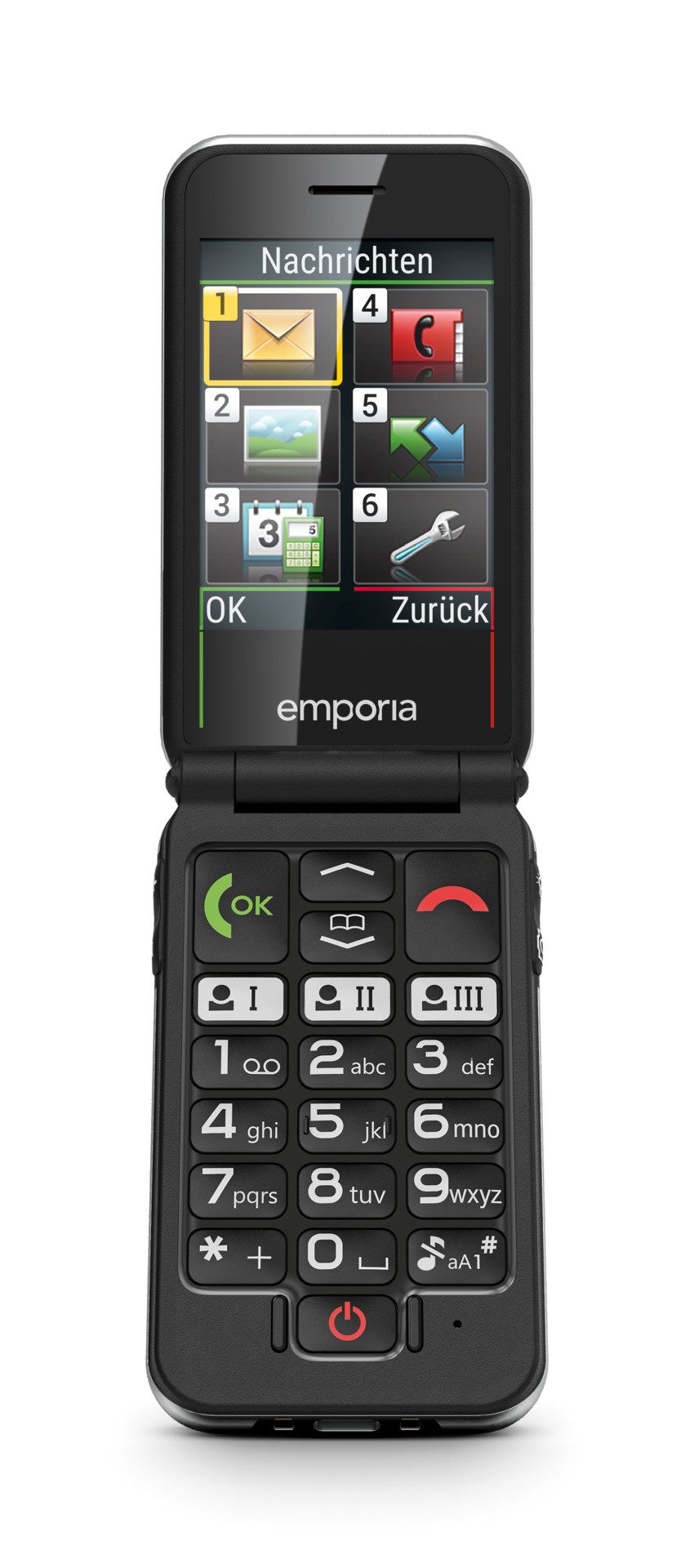 Emporia JOY Klapphandy (7,1 cm/2,8 Zoll, 0,125 GB Speicherplatz, 2 MP Kamera)