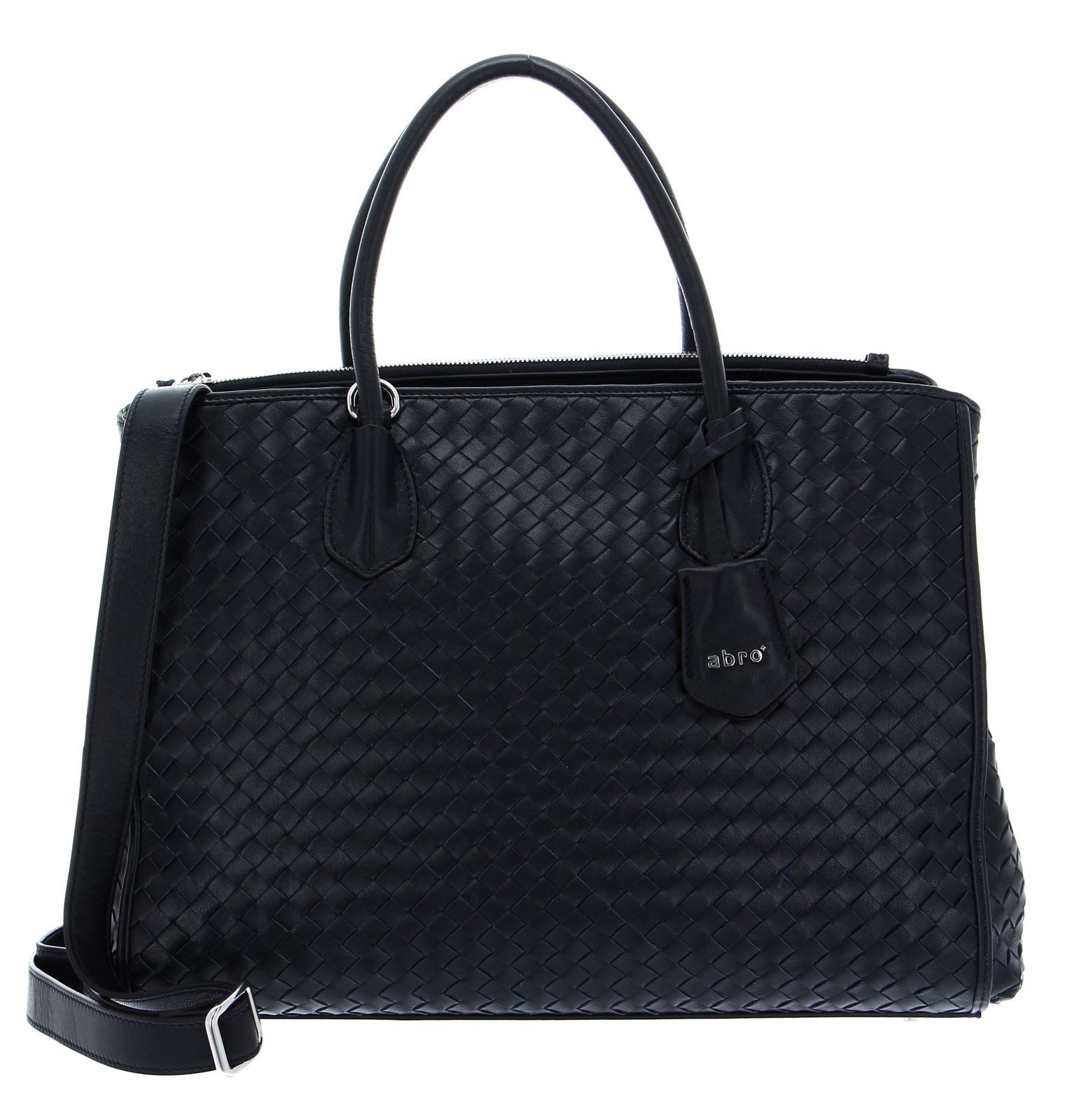 Abro Businesstasche Leather Piuma Weaving (Set, 2-tlg)