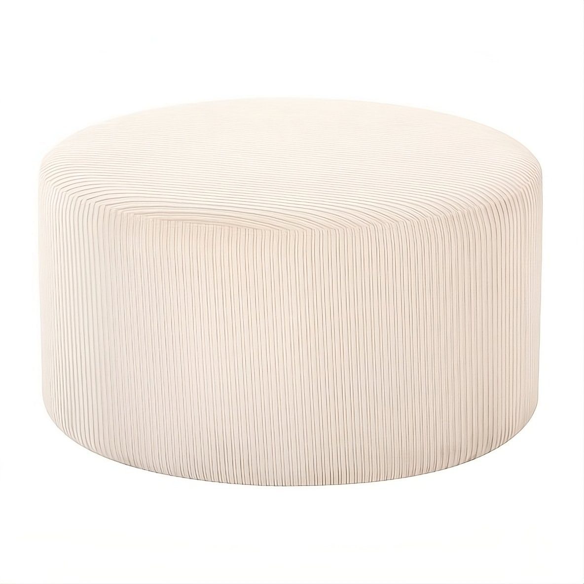 boho living® Sitzkissen Cord Pouf XXL, verwendbar als Hocker, Nachttisch und Fußstütze