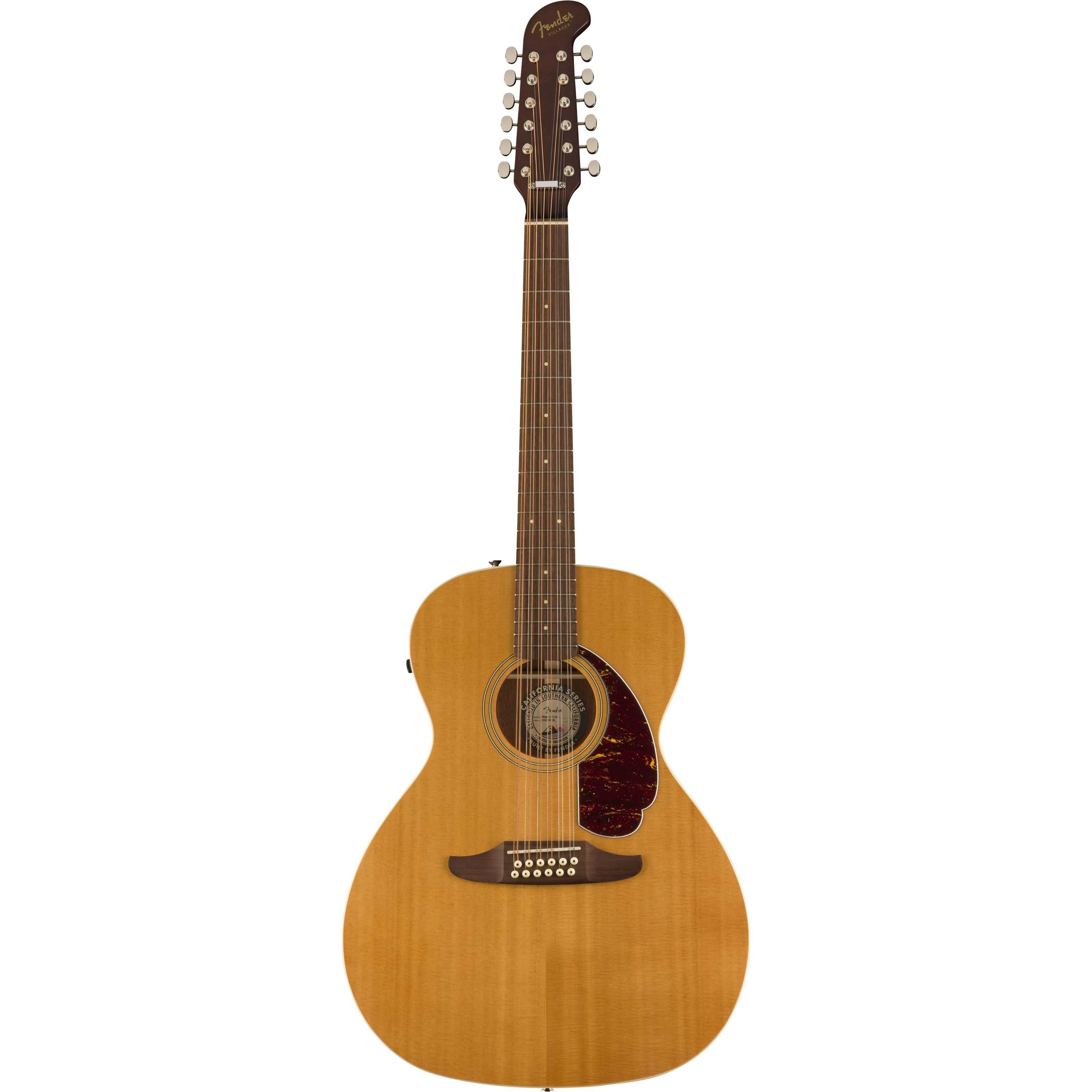 Fender Westerngitarre, Westerngitarren, 12-Saiter Gitarren, Villager 12-String Aged Natural - 12 Saiter Westerngitarre