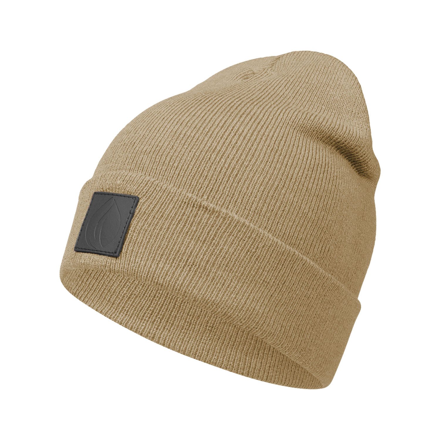 OCCULTO Beanie Leatherpatch Winter Mütze Beanie (Black Label)