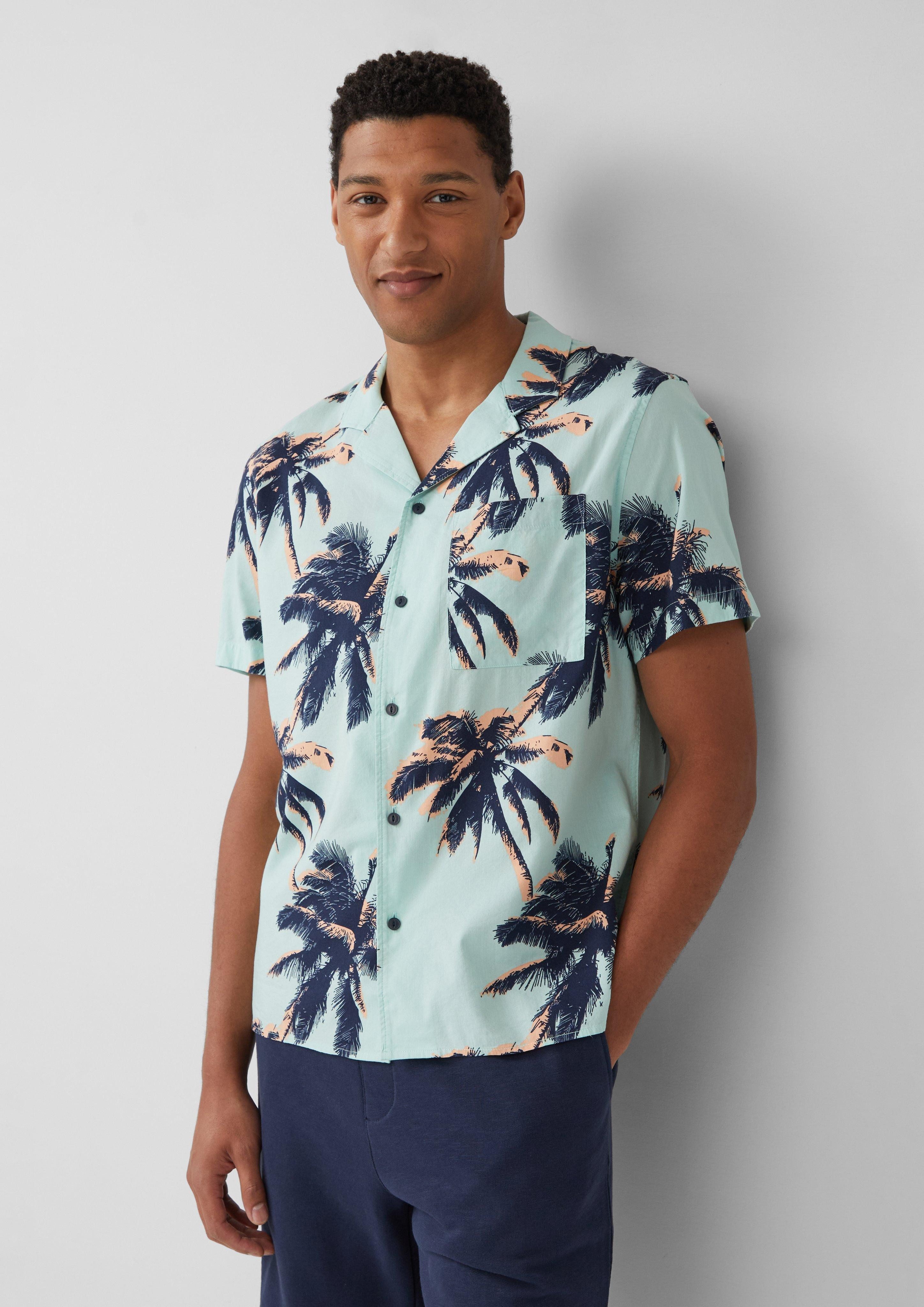 s.Oliver Kurzarmhemd Resort Fit: Kurzarmhemd aus günstig online kaufen