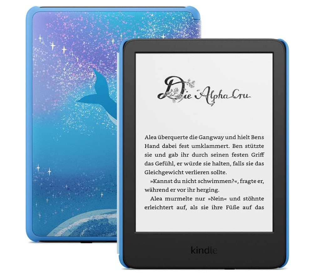 Amazon Kindle Kids 2024 inkl. Hülle E-Book (6", 16 GB, Fire OS, 6 Zoll Display)