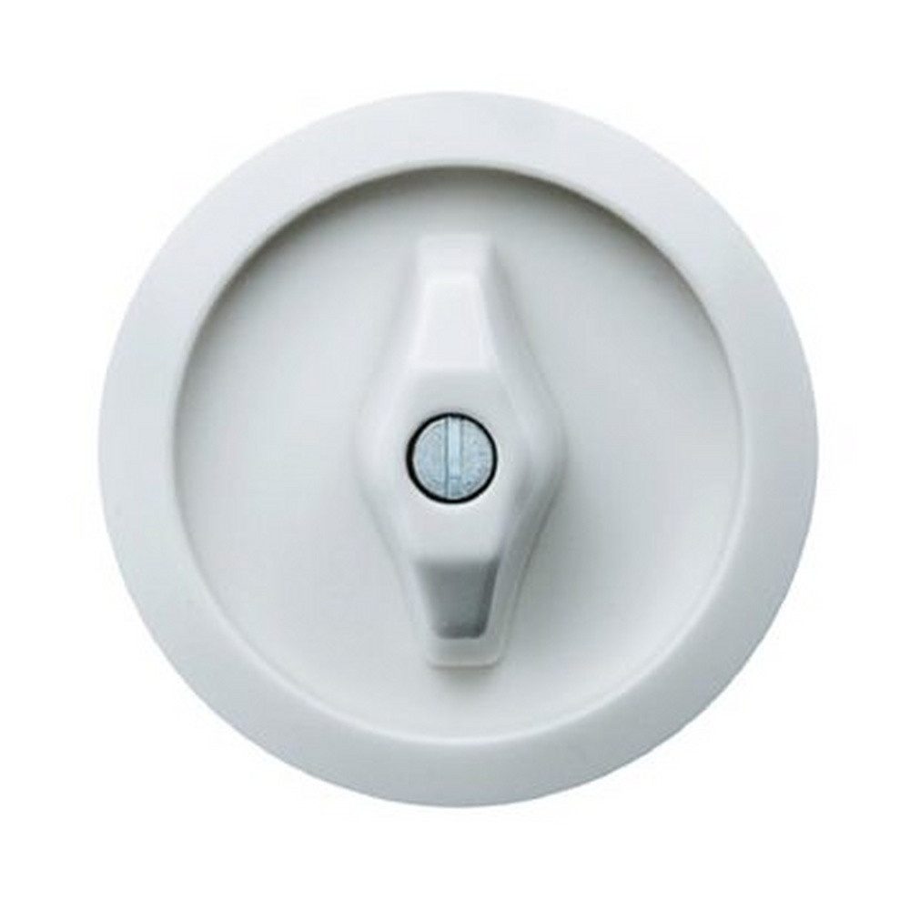 Berker Schalter, Drehknopf /Taster polarweiß glänzend ohne ISO Aufdruck