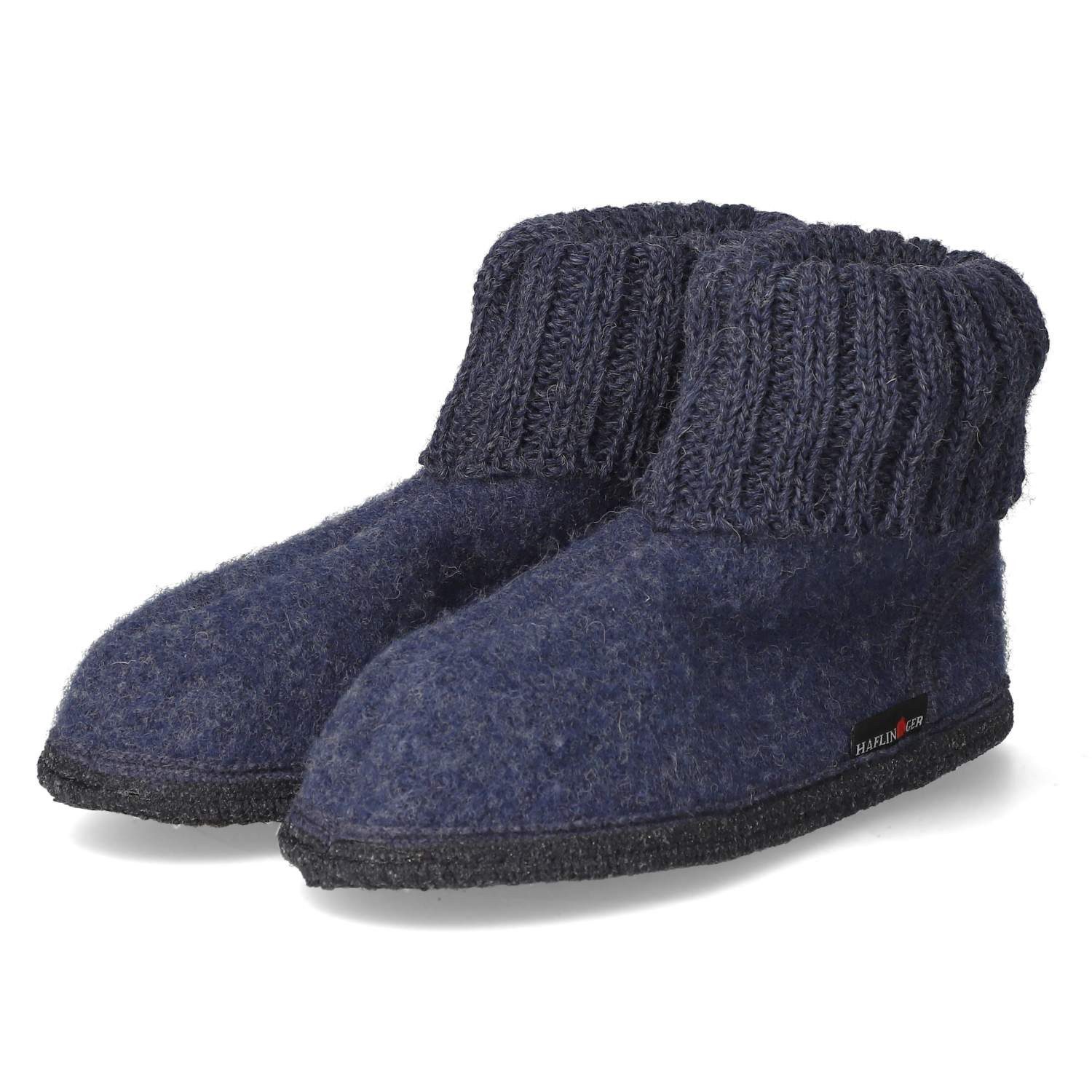 Haflinger Haflinger 631047-72 Damen Textil blau Hüttenschuhe
