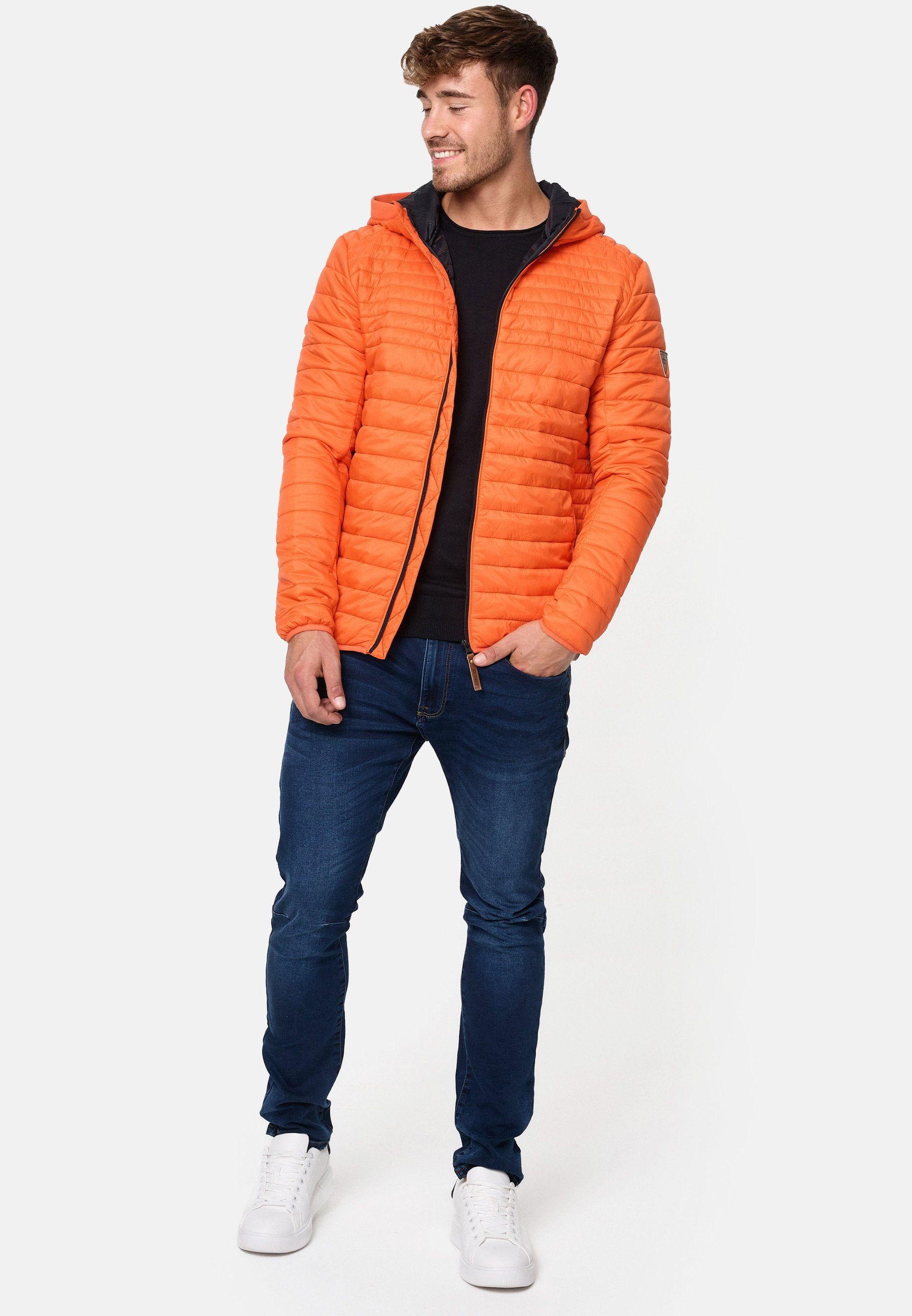 Indicode Steppjacke Herren Bowers Herrenjacke Daunen-Optik