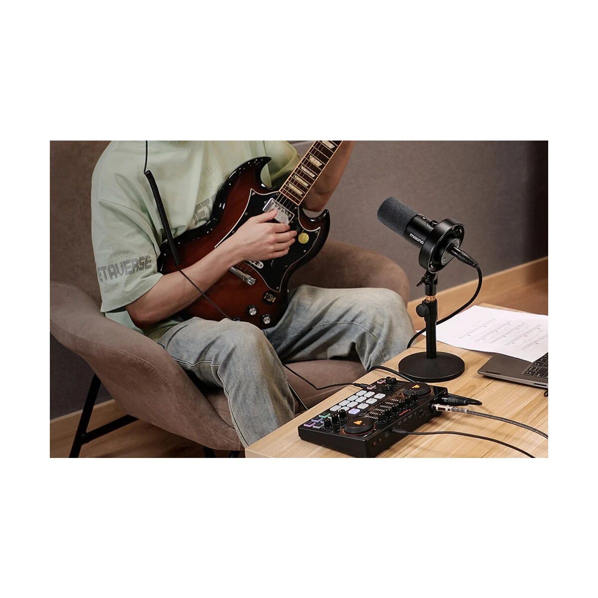 Maono Streaming-Mikrofon Maono PD300X USB/XLR Mikrofon für Podcast & Streaming – Bild 5 von 5
