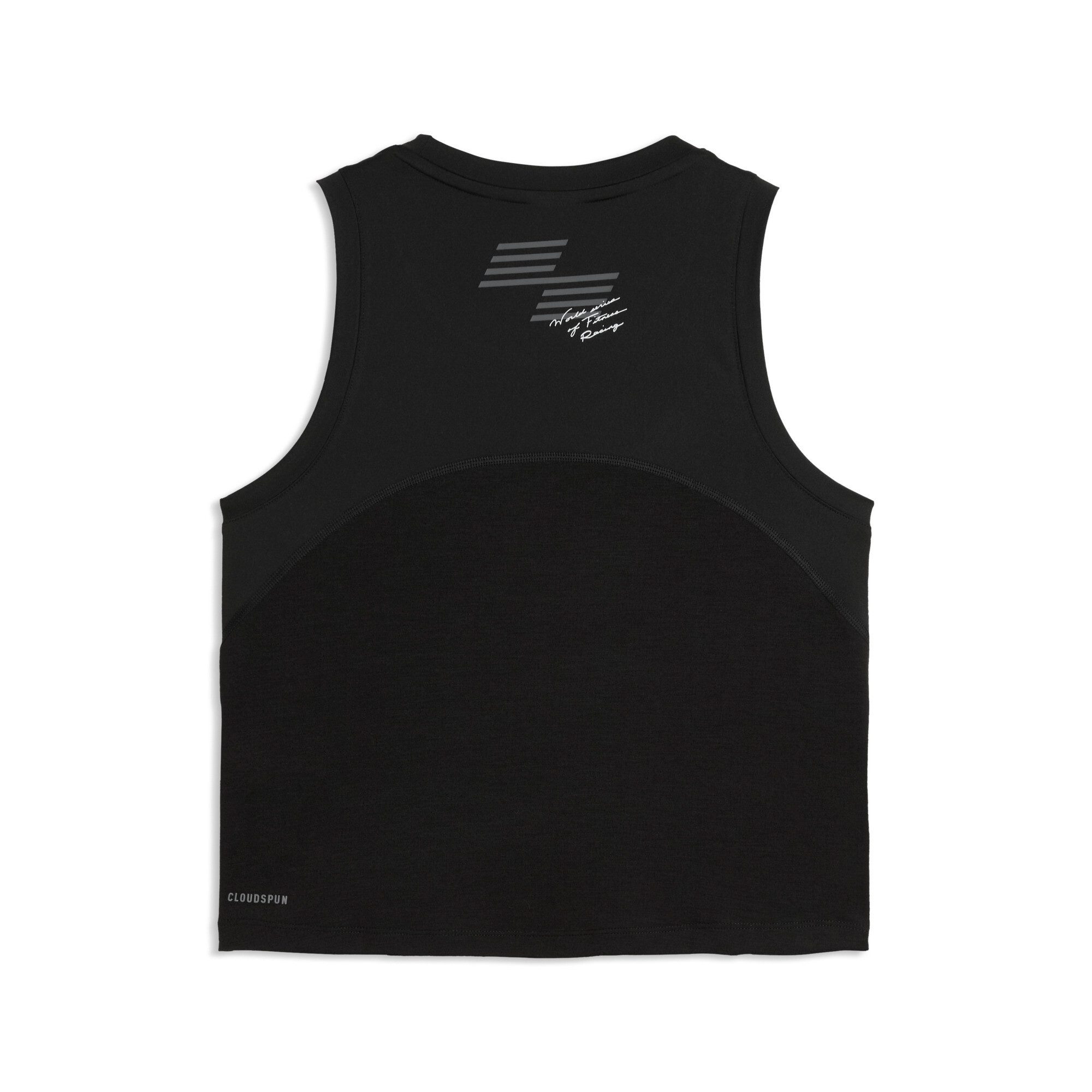 PUMA Tanktop W X HYROX CLOUDSPUN THERMOADAPT CROP TANK Regular Fit, ärmellos, für Fitnessaktivitäten
