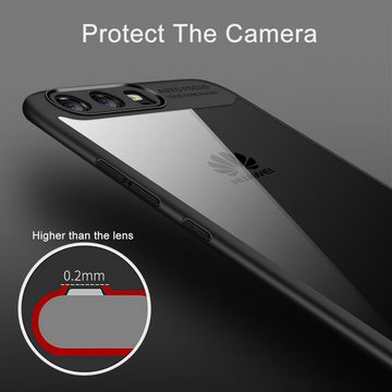 König Design Handyhülle Huawei Mate 10 Pro, Huawei Mate 10 Pro Handyhülle Backcover Rot