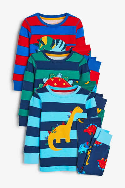 Next Pyjama Kuschelpyjamas, 3er-Pack (6 tlg)