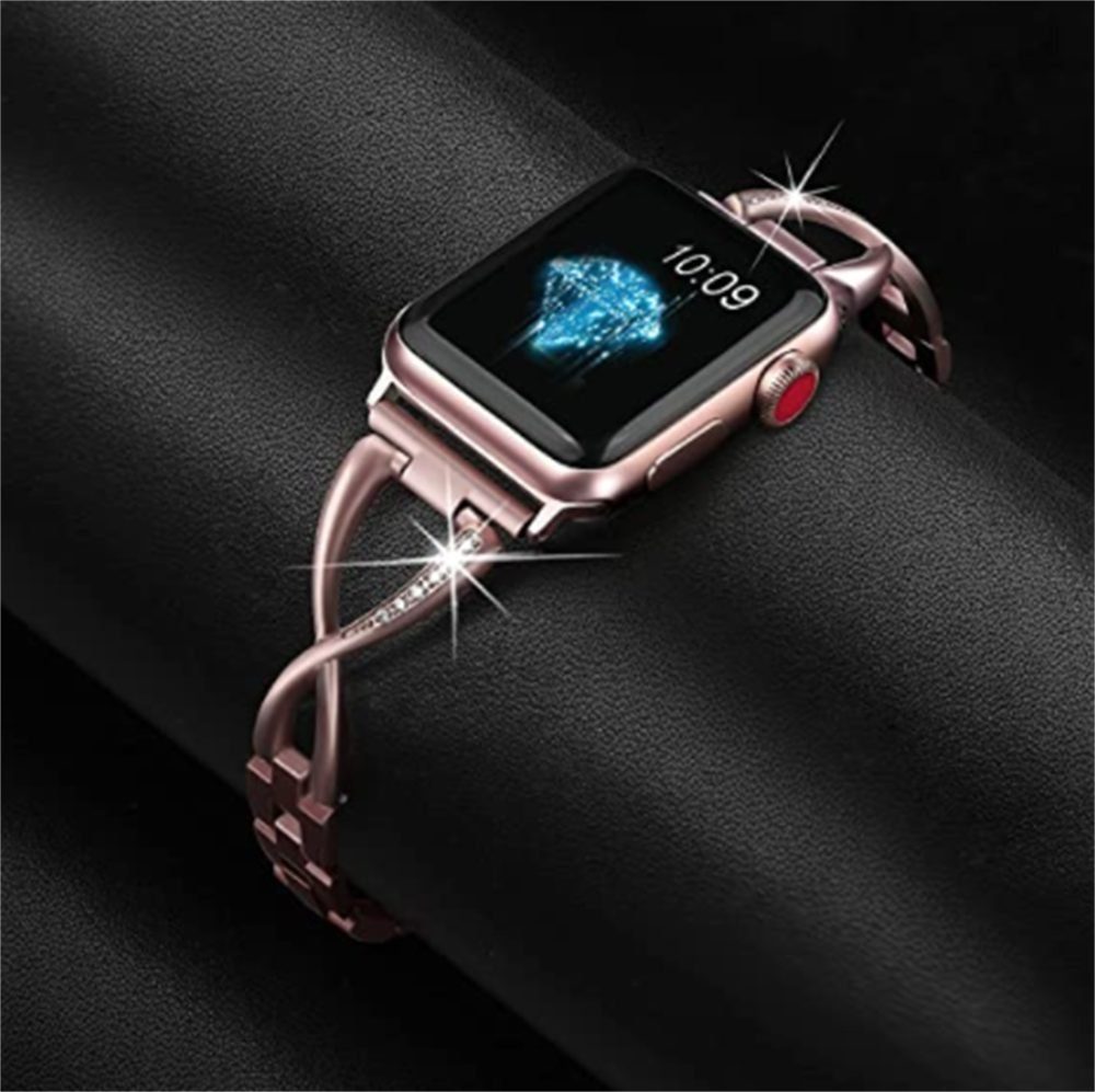 Diida apple watch Smartwatch-Armband Band,Uhrenarmbänder,für Watch 1-7,rosa,38/40mm