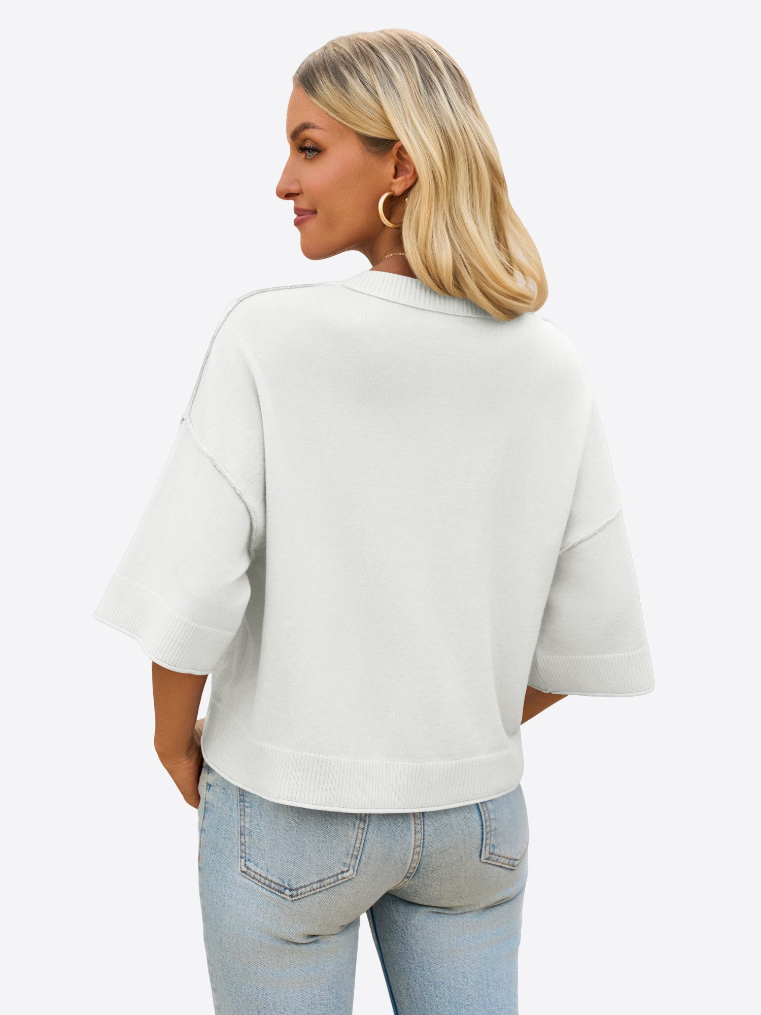 Imily Bela Strickjacke Damen Kurze Strickjacke (Packung, 1-tlg., 1per-Pack) günstig online kaufen
