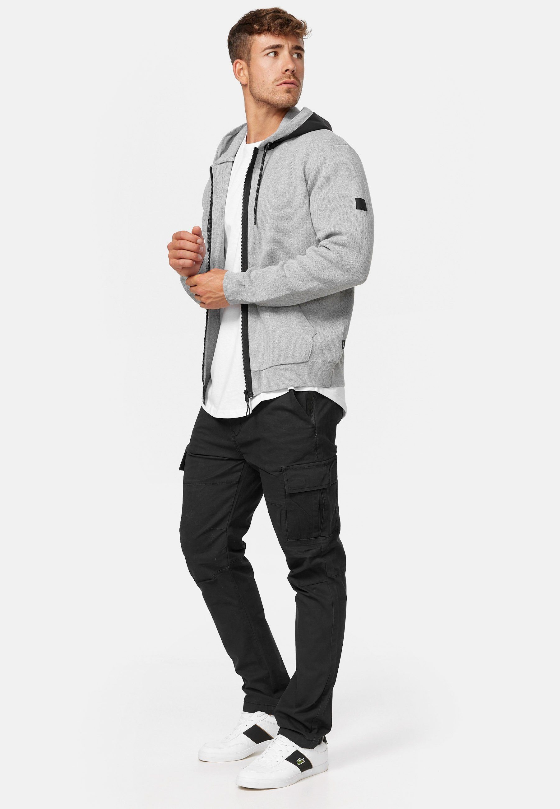 Indicode Kapuzensweatjacke Herren Reilly Hoodie Sweatjacke Herrenjacke