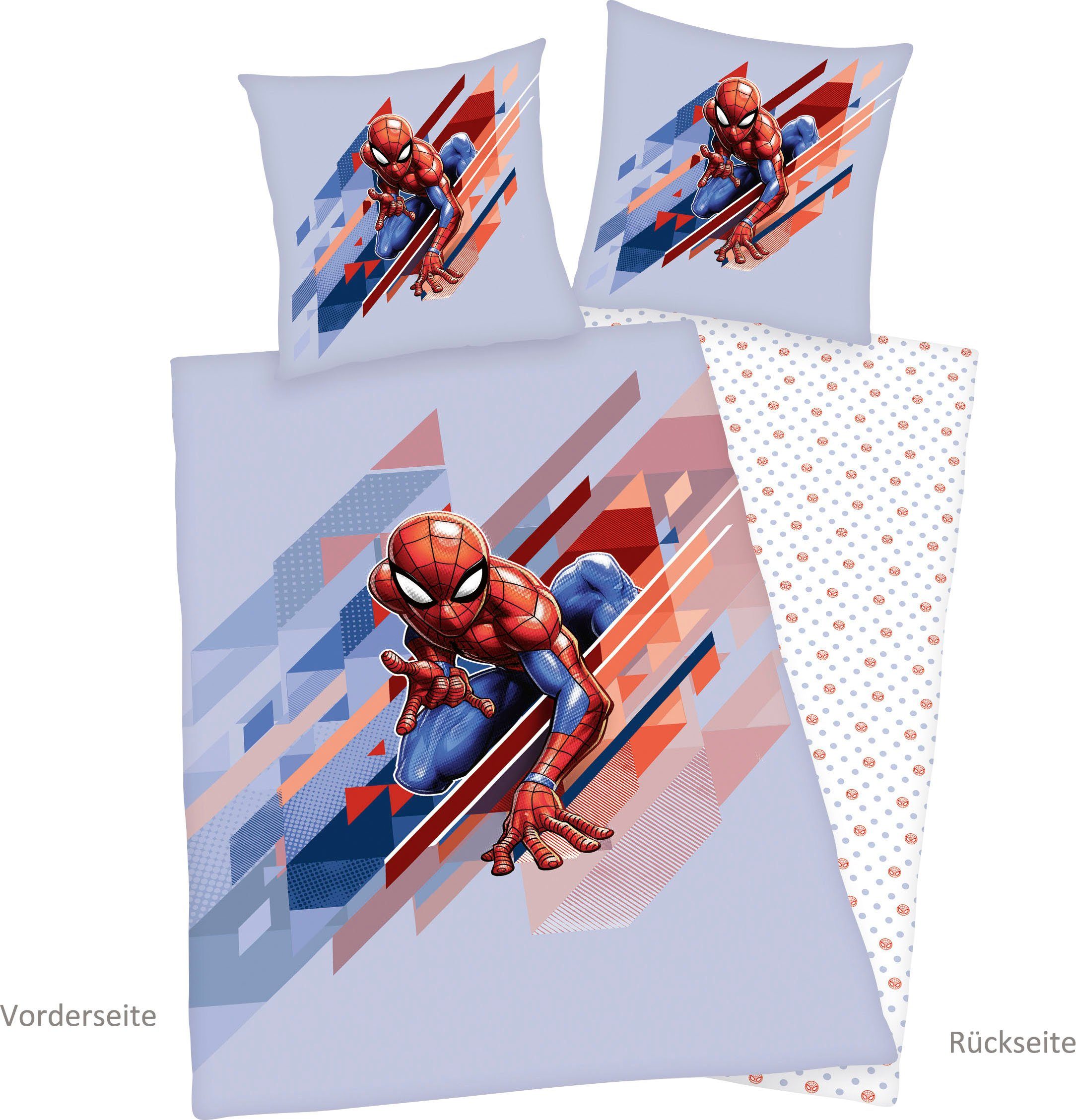 Kinderbettwäsche »Spiderman«, Disney, mit tollem Spiderman Motiv-Otto