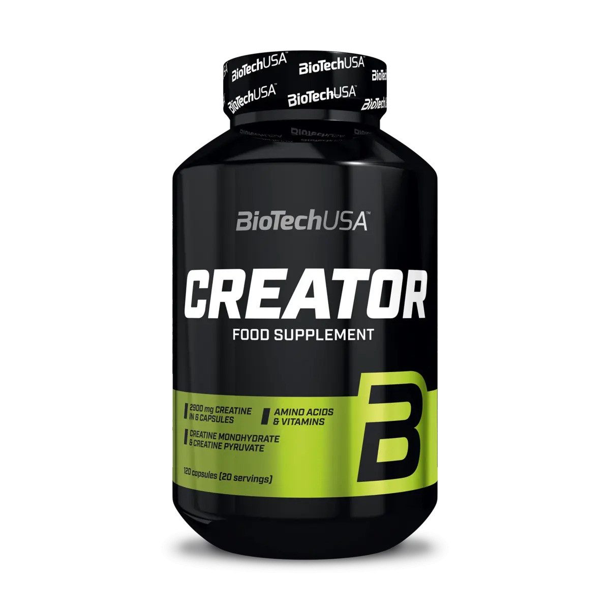 Biotech USA BioTech CreaTor 120 Kapsel Kapseln, 200 g, Kapseln