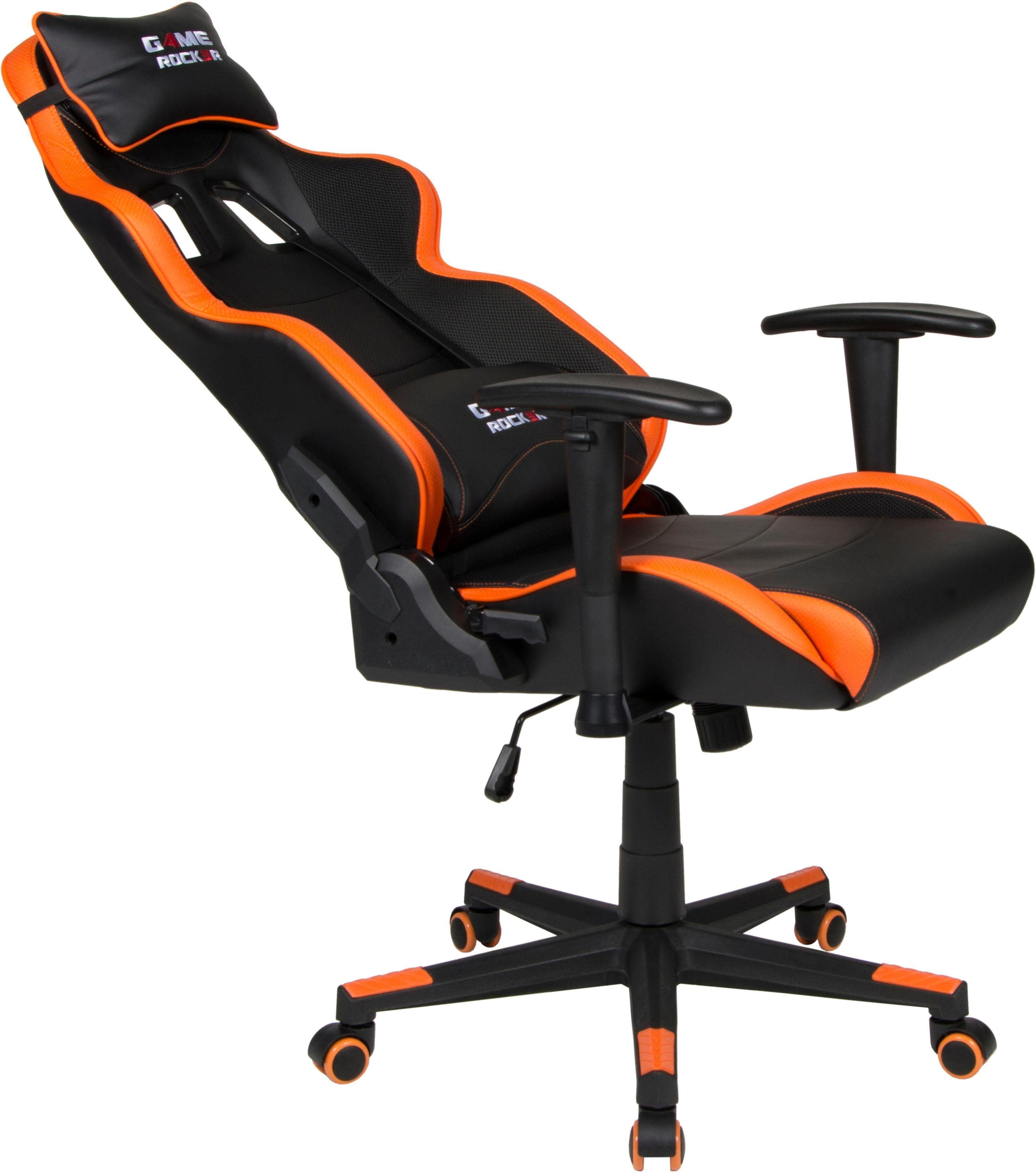 | Gaming-Stuhl Game-Rocker Collection schwarz/orange G-10 Duo schwarz/orange