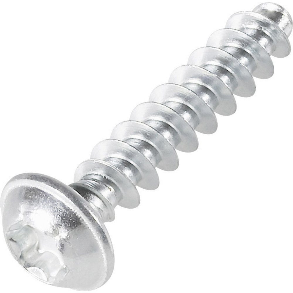 Schraube TOOLCRAFT 88202 Kunststofffurchende Schraube 2.2 mm 6 mm T-Profil