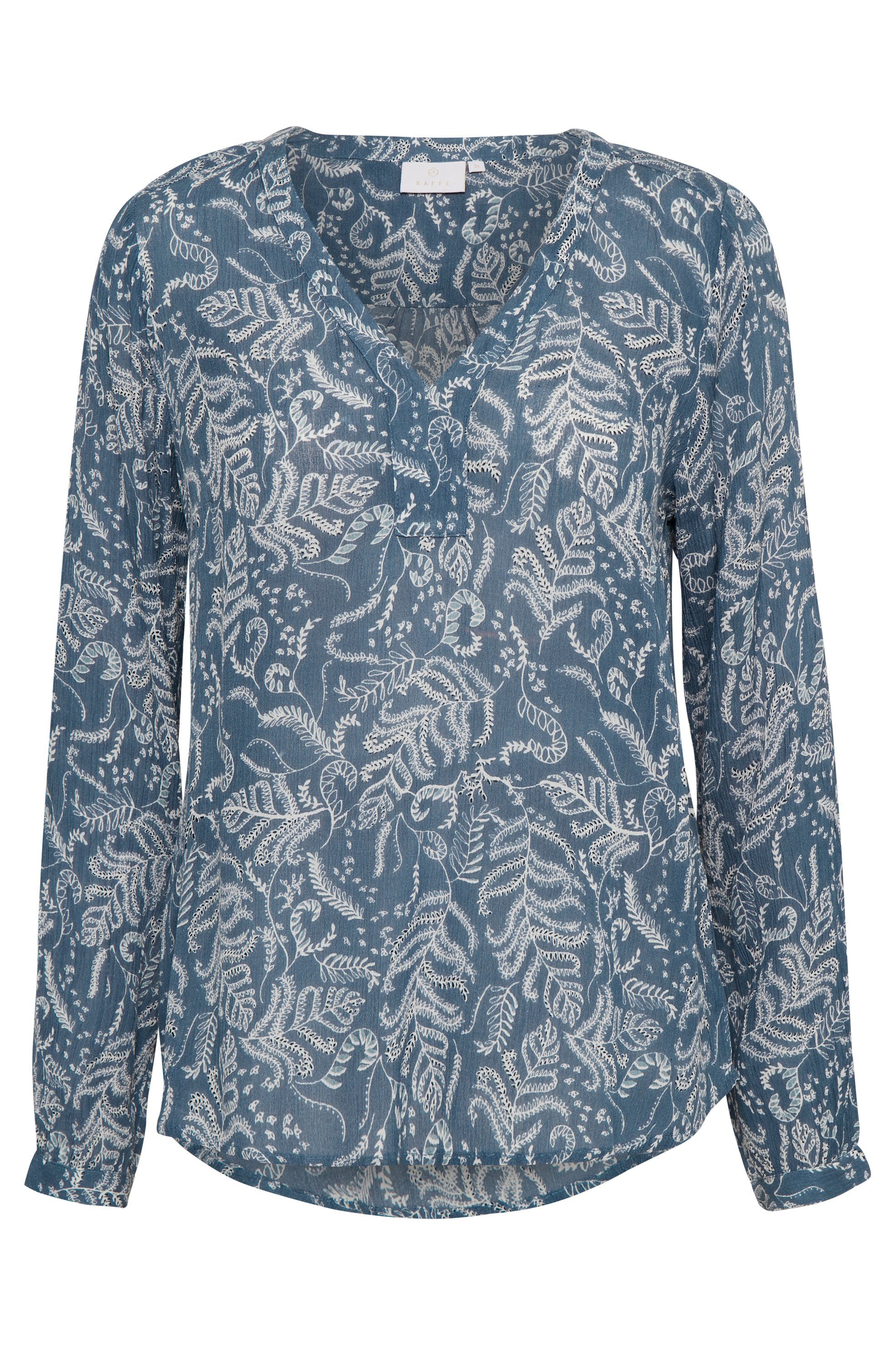 KAFFE Blusentop Langarm-Bluse Geisa