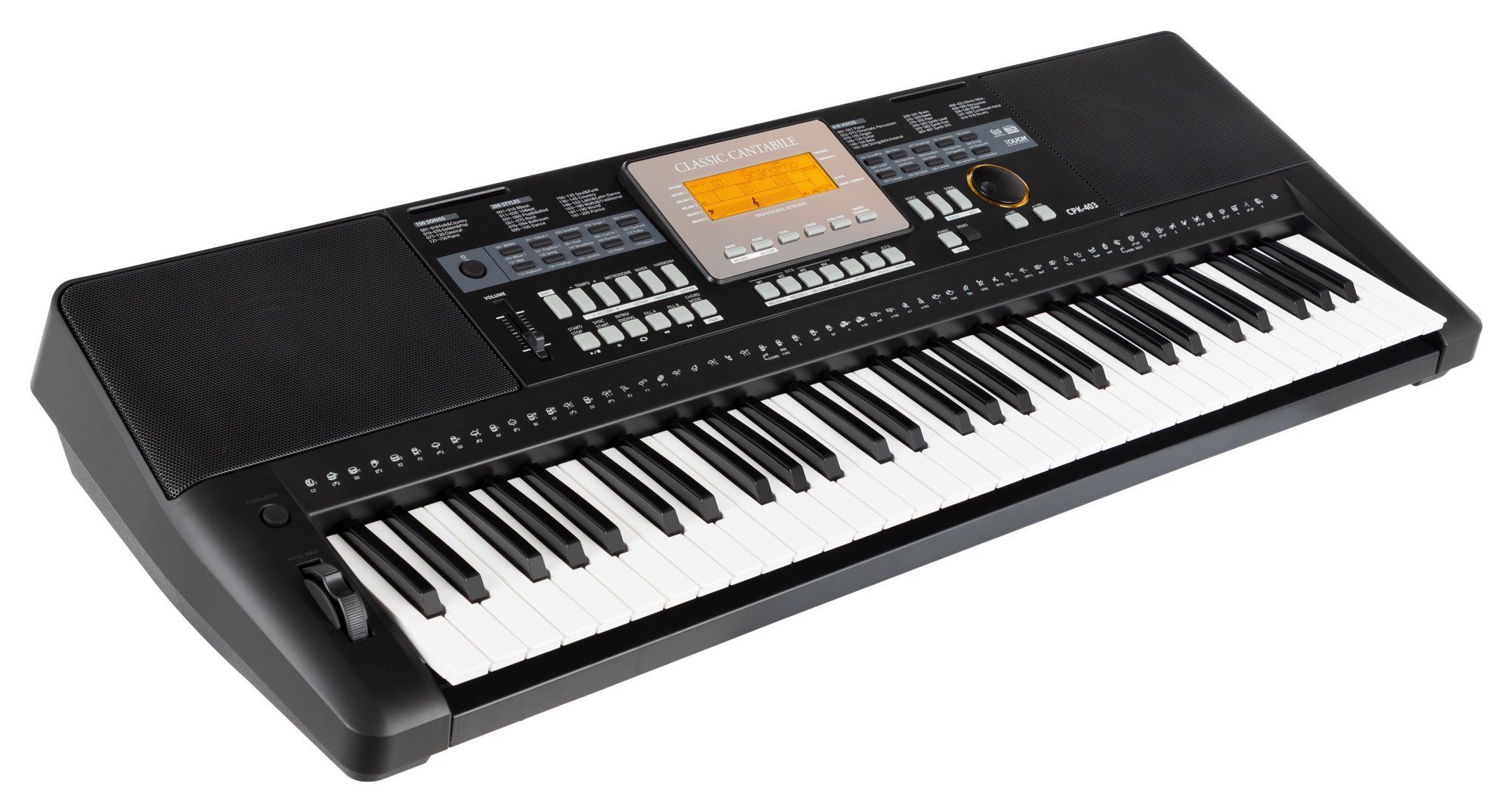 Home-Keyboard CPK-403 - Arranger-Keyboard mit 61 anschlagdynamischen Tasten