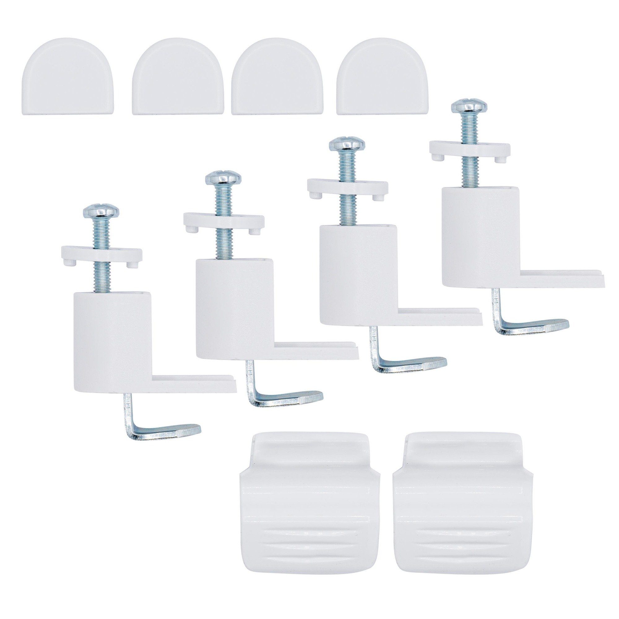 ondeco Plissee Basic Thermo, ohne Bohren, verspannt, Klemmträger mit Feststellschraube