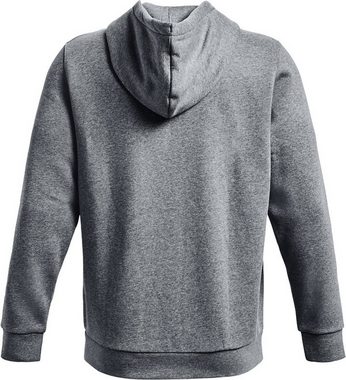 Under Armour® Kapuzensweatjacke UA ESSENTIAL FLEECE FZ HOOD PITCH GRAY MEDIUM HEATHER