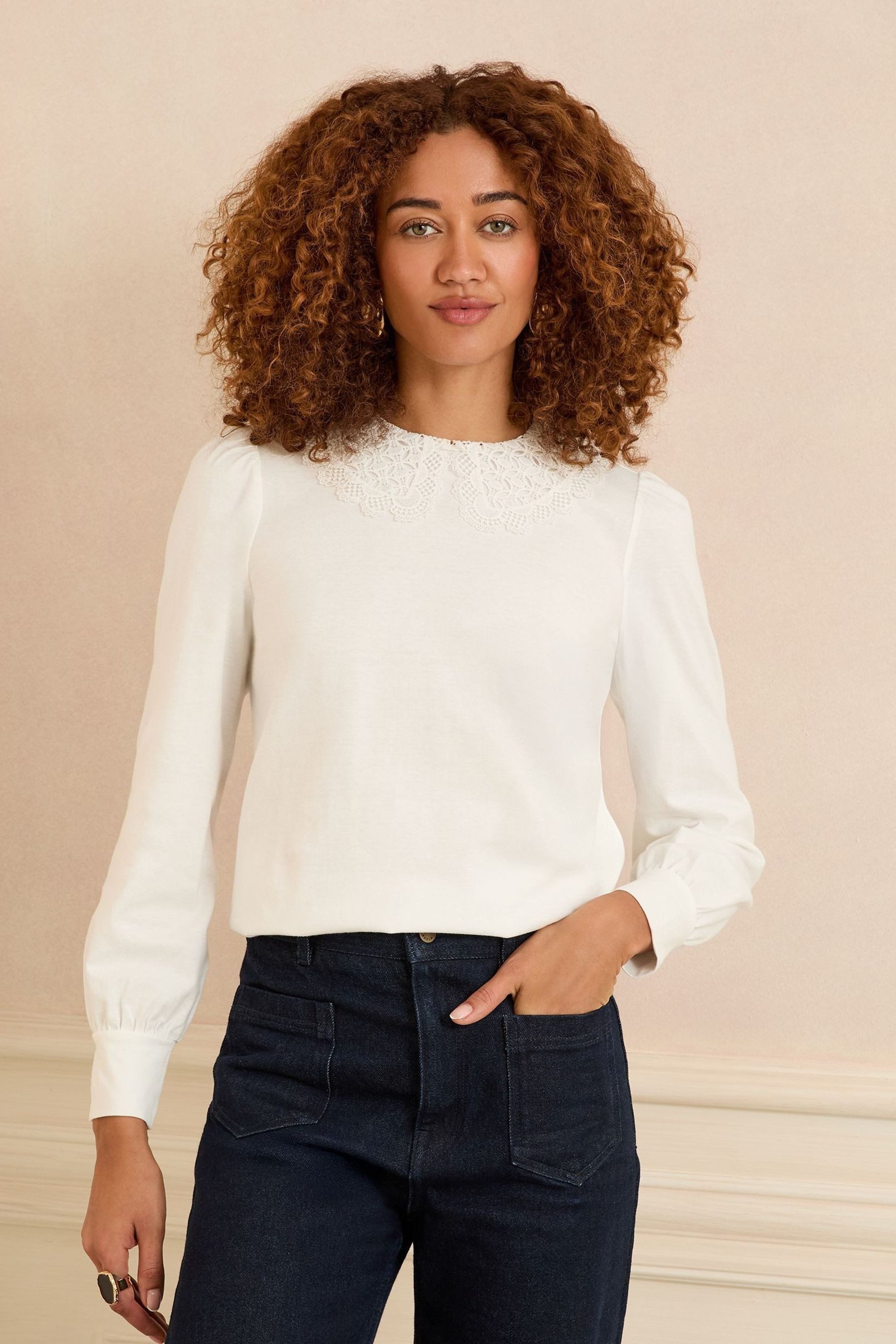 Love & Roses Langarmbluse Love & Roses Bluse, Regular (1-tlg) günstig online kaufen