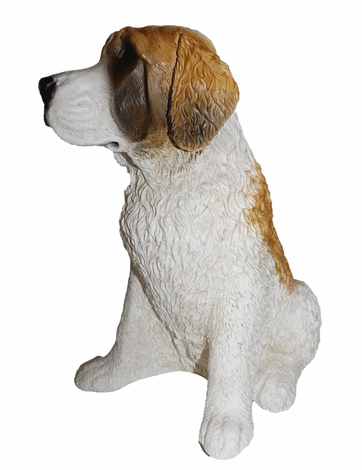 cm Hund Kollektion H 32 aus Hundefigur Figur Tierfigur sitzend Castagna Resin Bernhadiner Saint Castagna Deko Bernard