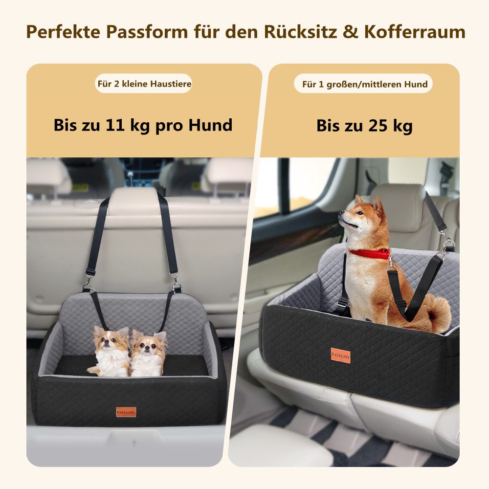 Insma Hunde-Autositz Autositz und Bett für günstig online kaufen