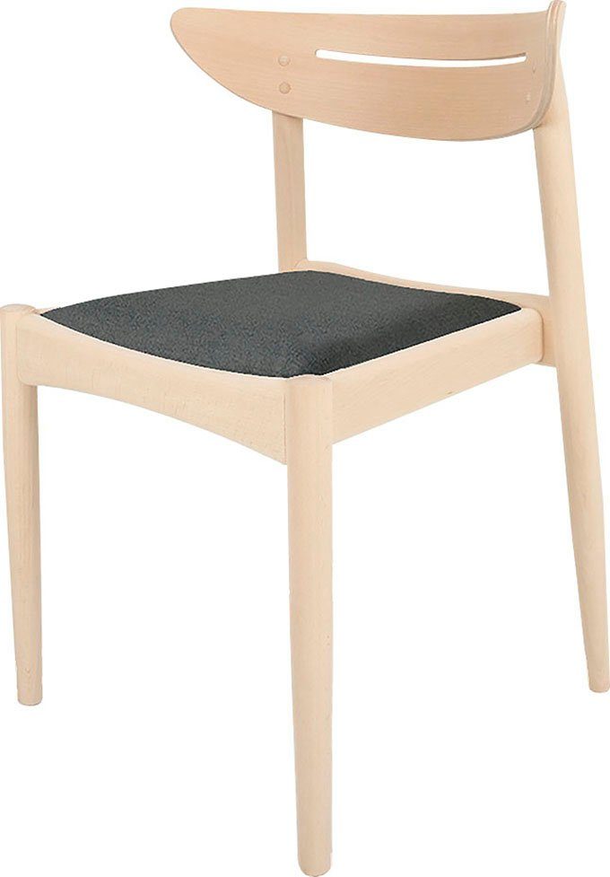 Hammel Furniture Esszimmerstuhl Findahl by Hammel Jacob (2 St), 2er Set,  Massivholz, gepolsterte Sitzfläche, versch. Farbvarianten | Esstischplatten