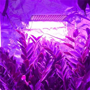 Jioson Pflanzenlampe LED-Wachstumslicht,600W Energiesparende Vollspektrum wachsen Licht, Größe: 300*300mm, Gewicht: 450g, 256 LED-Perlen