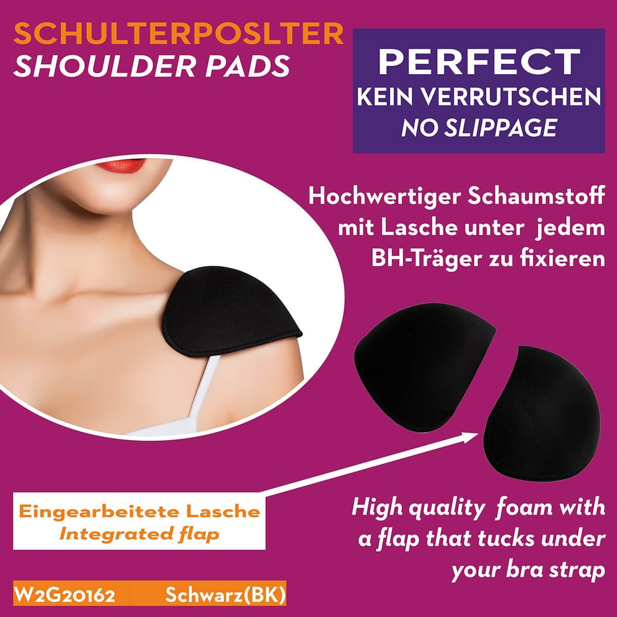 Miss Perfect BH-Träger W2G20141142145161162165, Schulterpolster mit günstig online kaufen