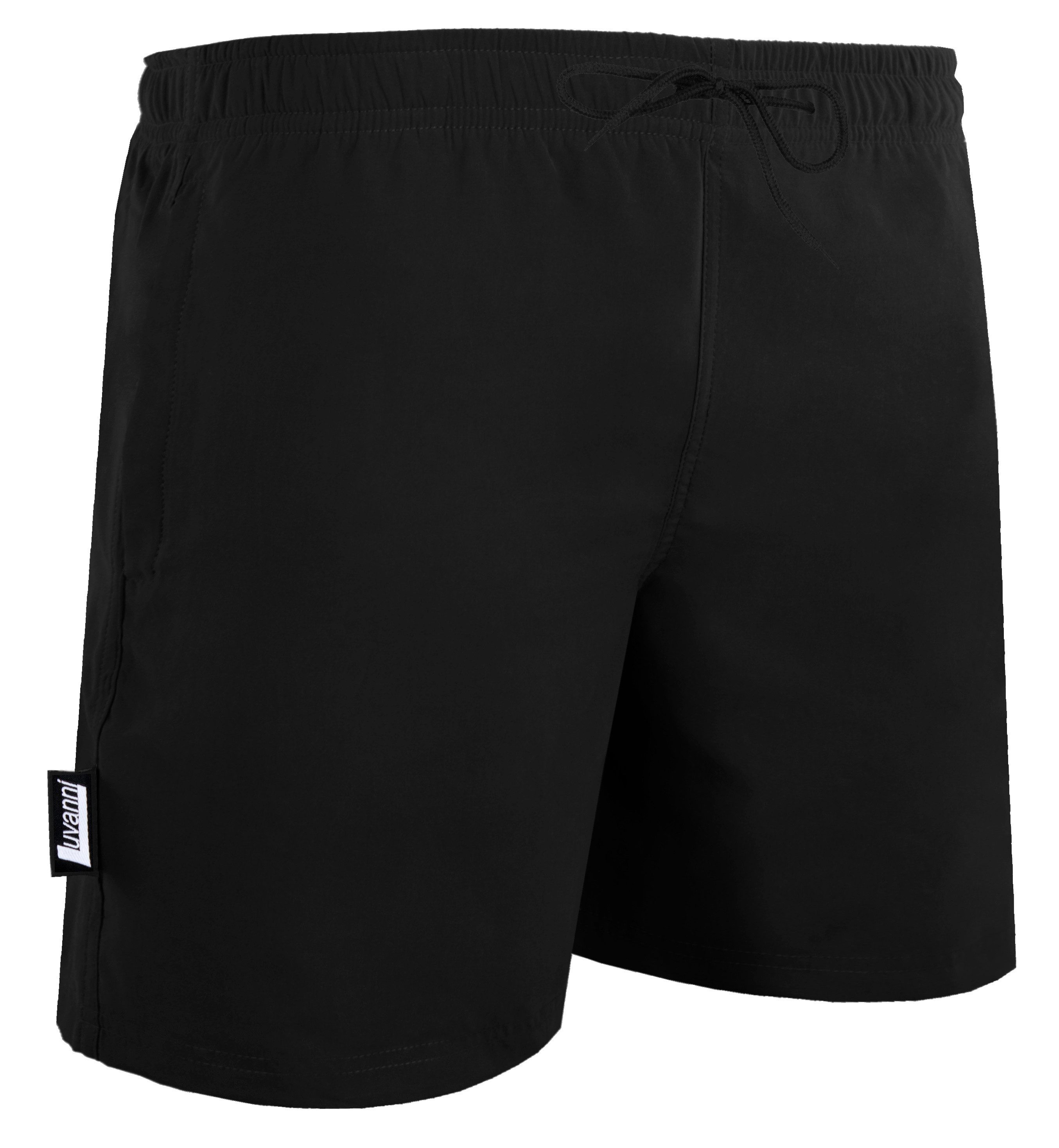 Luvanni Badehose Badehose Herren Schnelltrocknende Beachshorts Badeshorts Regular Fit Kordelzug Boardshorts Schwimmhose Lässiger Bequemer Schnitt
