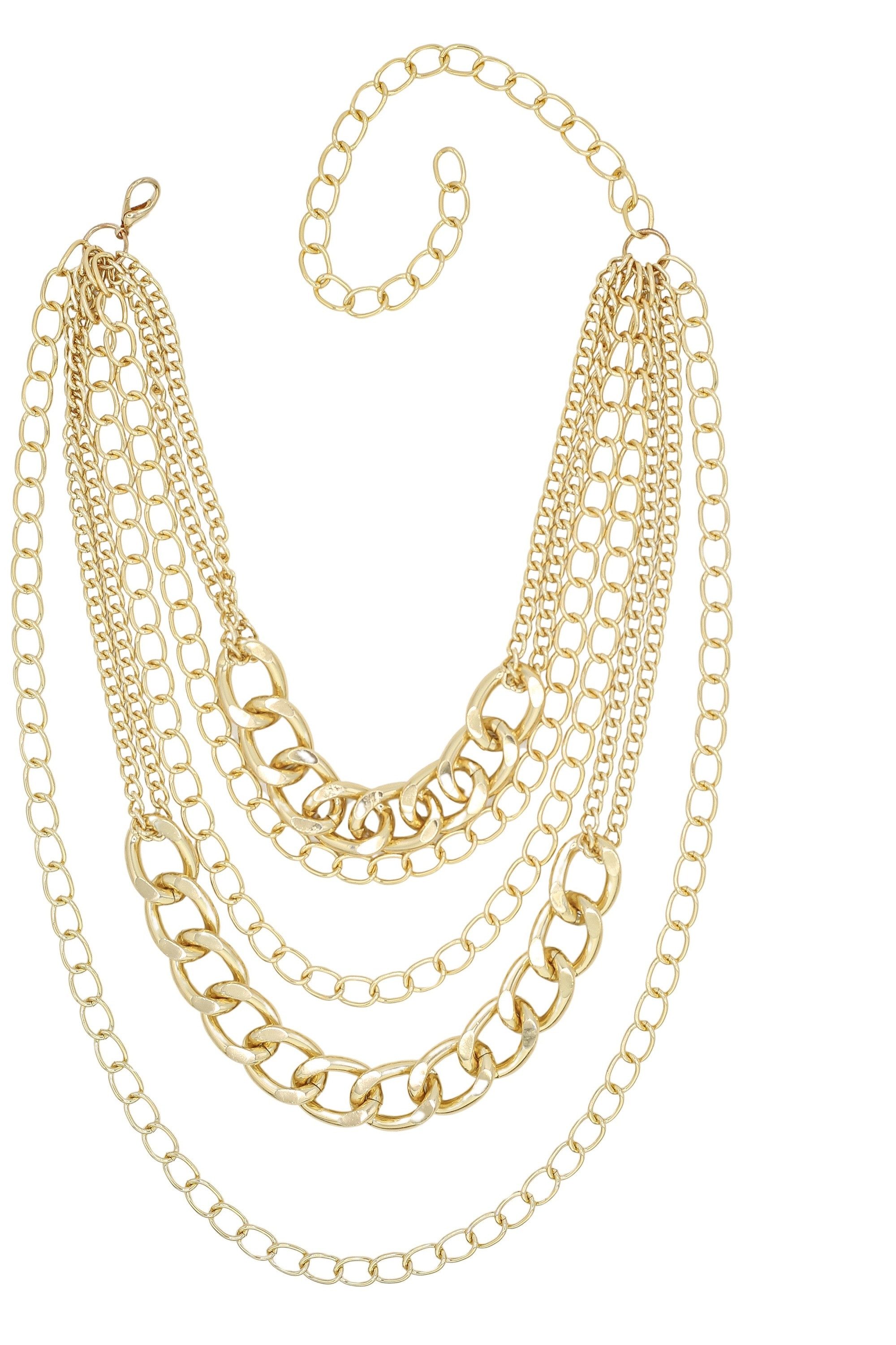 COLLEZIONE ALESSANDRO Kette mit Anhänger Luxe, mehrreihige Gliederkette