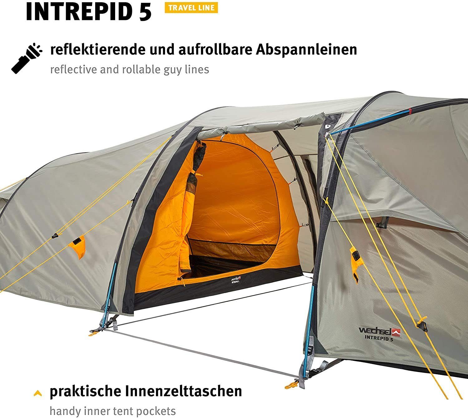 Wechsel Tents 5 5-Personen - Intrepid Travel Line Familienzelt, Tunnelzelt - 5 Personen