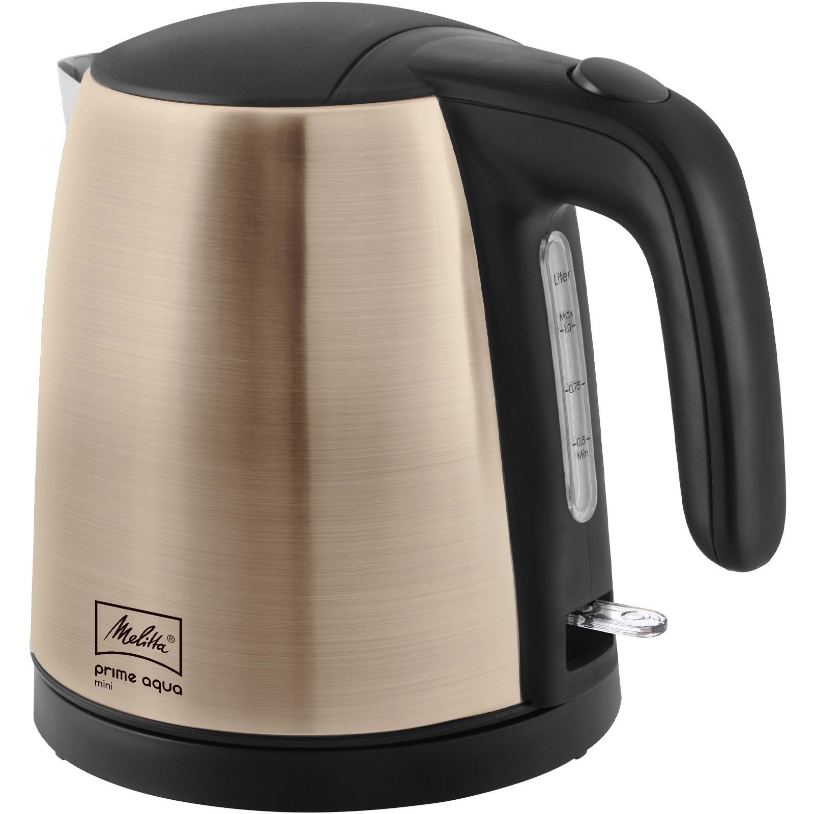 Melitta Wasserkocher Prime Aqua Mini, 2200 W, Edelstahl