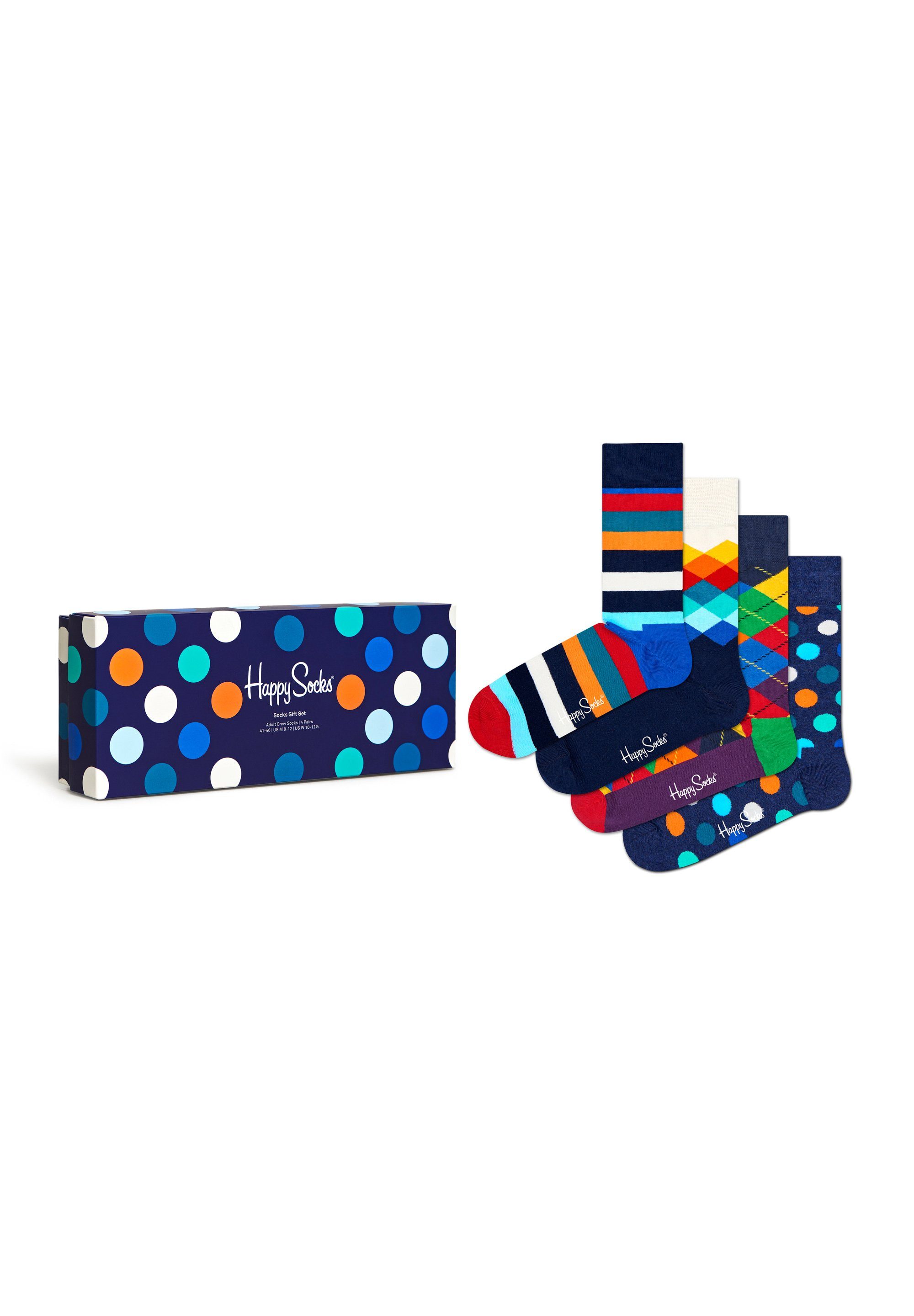 Happy Socks Basicsocken 4-Pack Multi-Color Socks günstig online kaufen