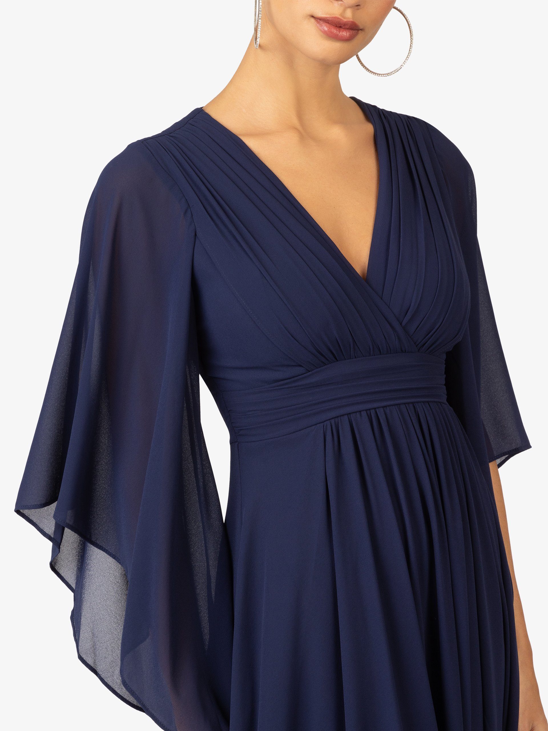 Kraimod Abendkleid aus hochwertigem Material mit V-Ausschnitt – Bild 4 von 5