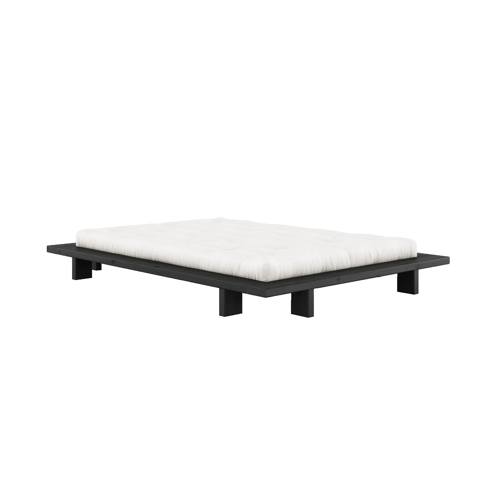 Karup Design Futonbett Bettgestell JAPAN BED Futonbett aus FSC®-zertifiziertem Massivholz (Mit Lattenrost), zeitlos, bequem & in mehreren Farben und Größen erhältlich