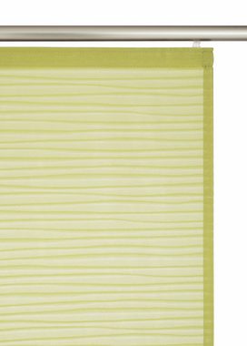 Schiebegardine Sarnia, HOME WOHNIDEEN, Klettband (1 St), halbtransparent, Voile, ohne Montagezubehör, 57 cm