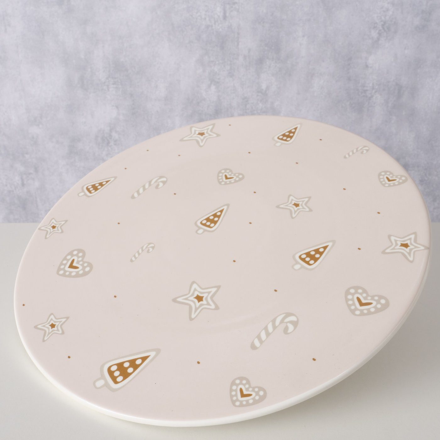 BOLTZE GRUPPE GmbH Dessertteller Flacher Kuchenteller BAKERY, Ø30 cm, Servierplatte