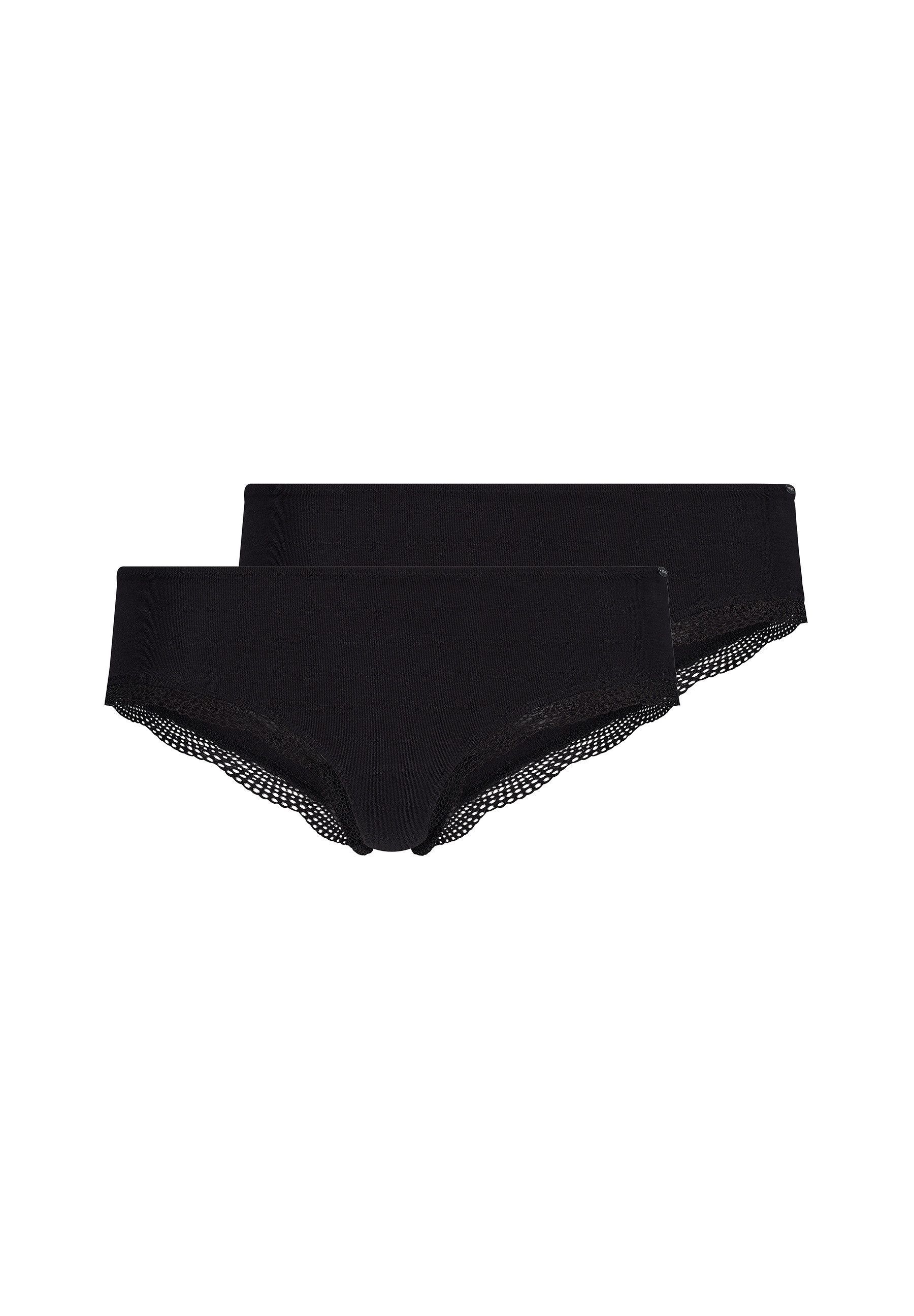 Skiny Panty Classicotton (2er Pack) feminin, bequem, elastisch, mit Spitze, günstig online kaufen