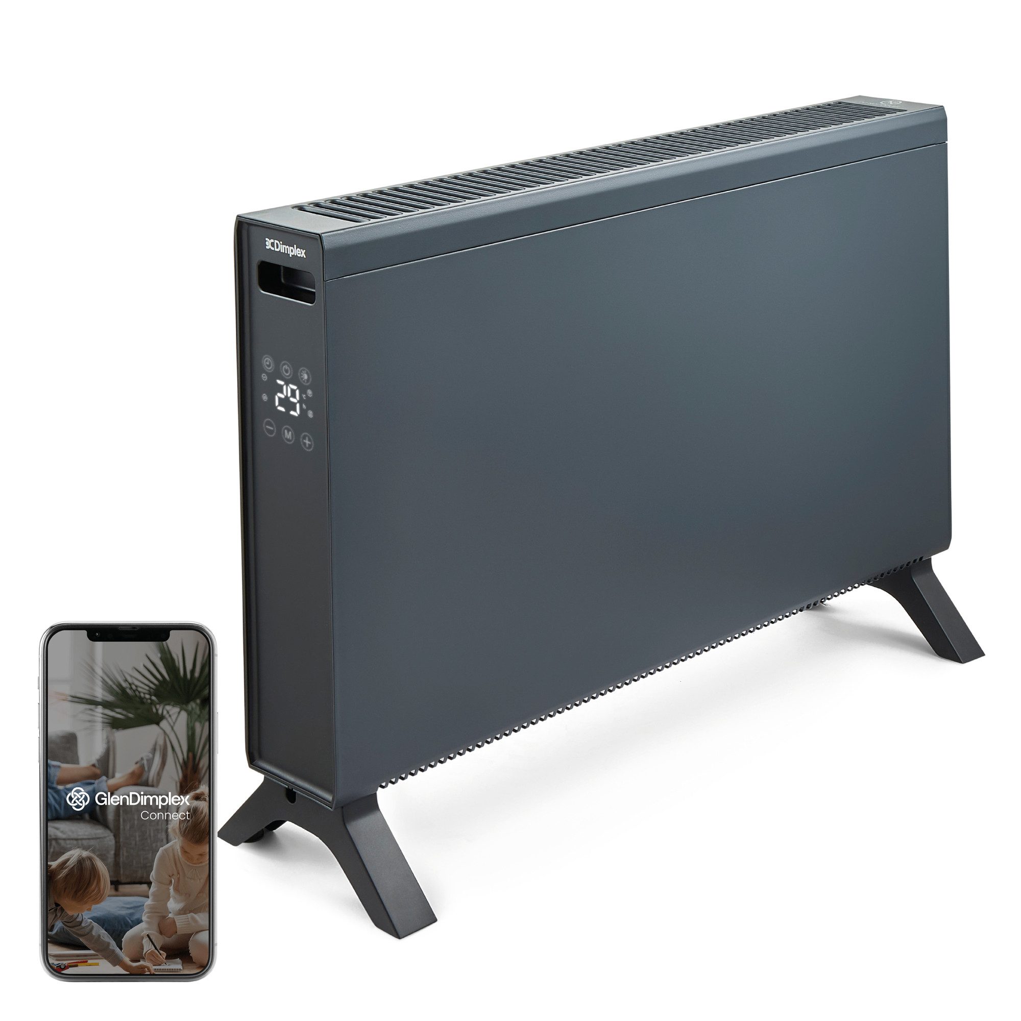 Dimplex Elektro-Heizkörper Dimplex HeatLite Konvektor Heizung elektrisch 2000 W, WLAN App, Thermo