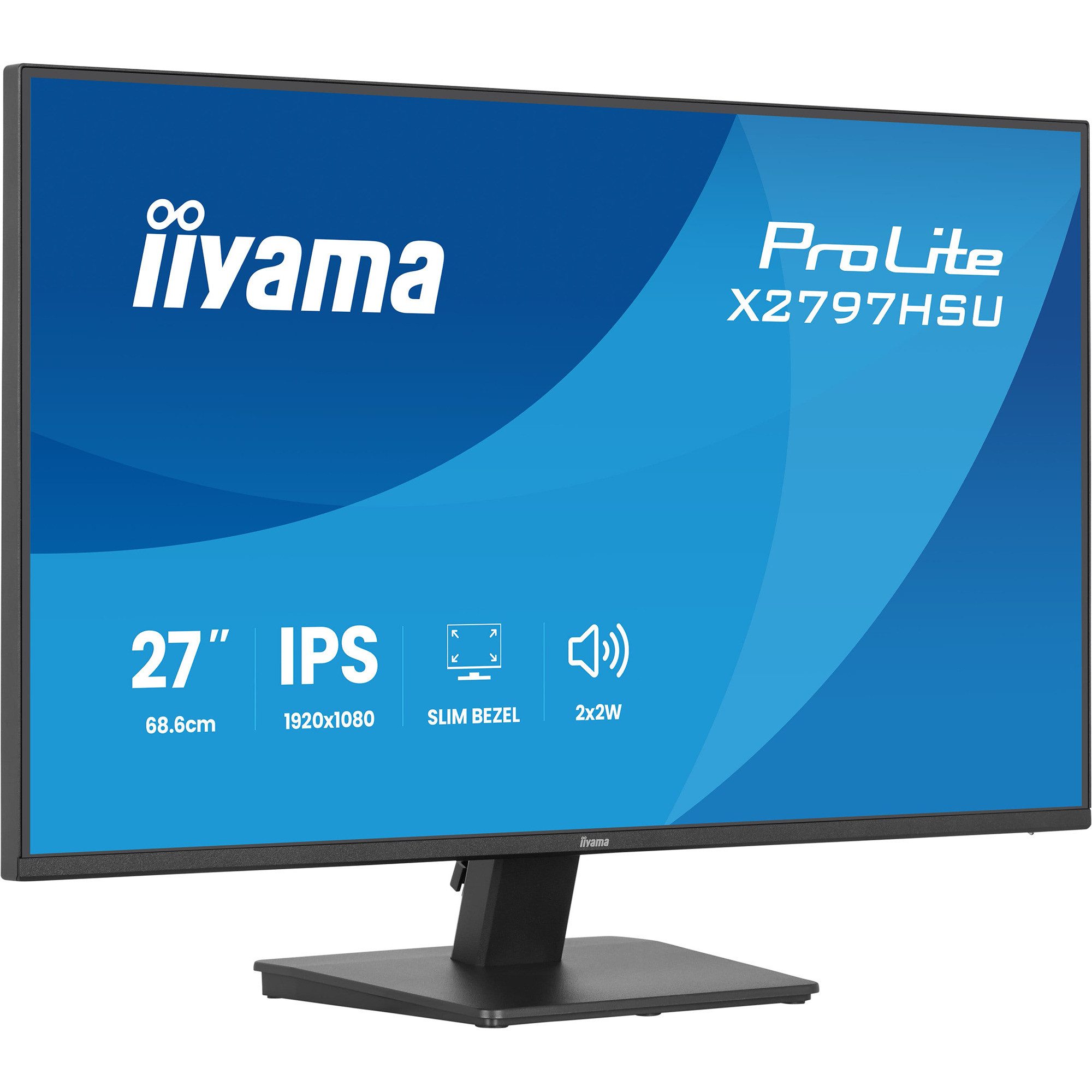 Iiyama iiyama ProLite X2797HSU-B1, LED-Monitor, (FullHD, TFT-Monitor (1920 x 1080 px)