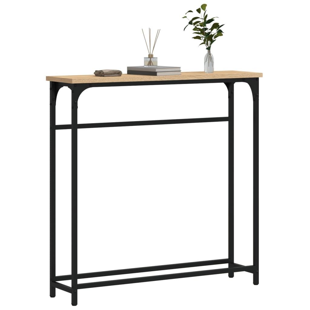 vidaXL Beistelltisch Konsolentisch Sonoma-Eiche 75x19,5x75 cm günstig online kaufen